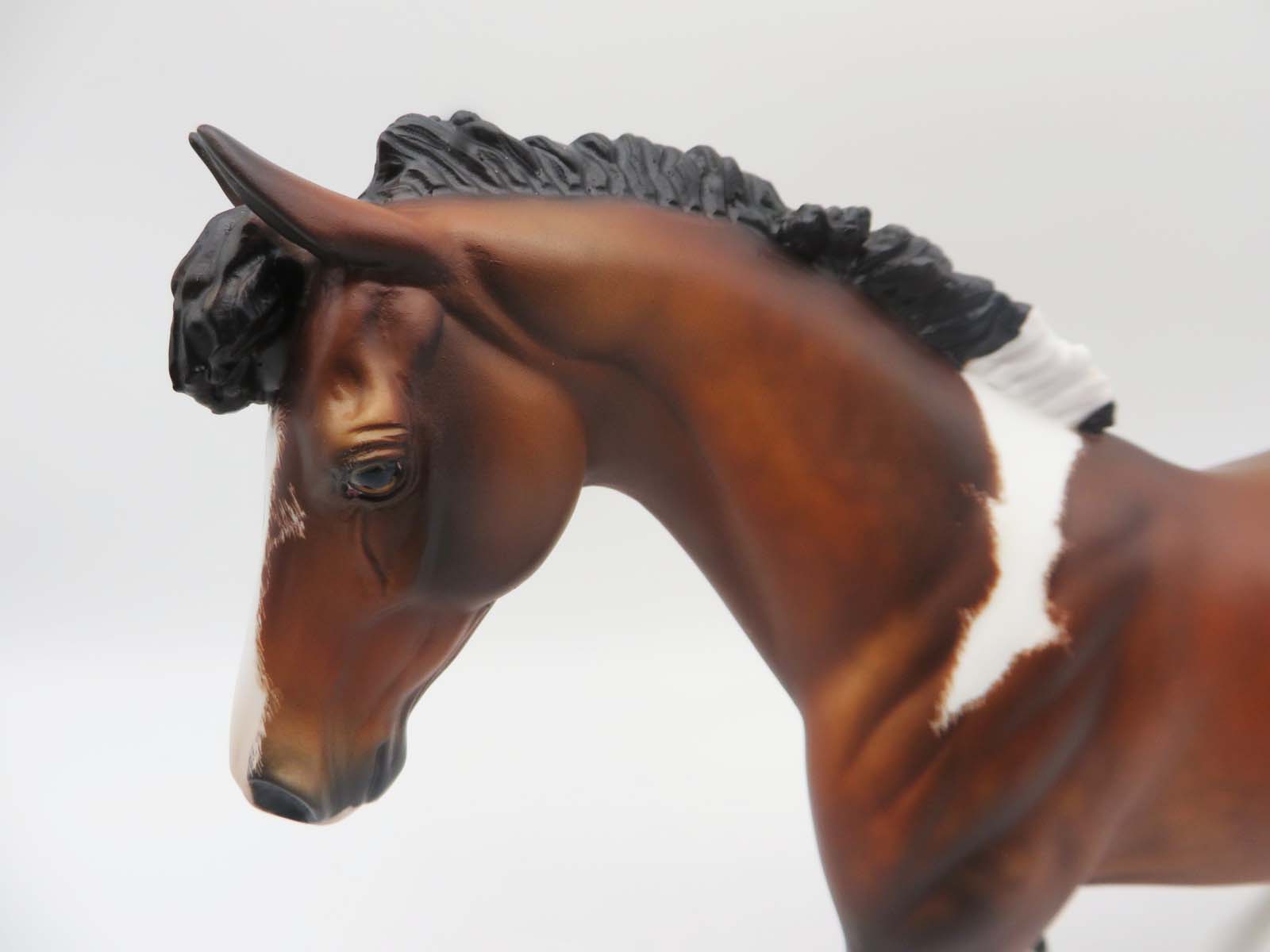 HANDSOME LUKE-OOAK Bay Tobiano Pony By Julie Keim Best Offer 6/5/23