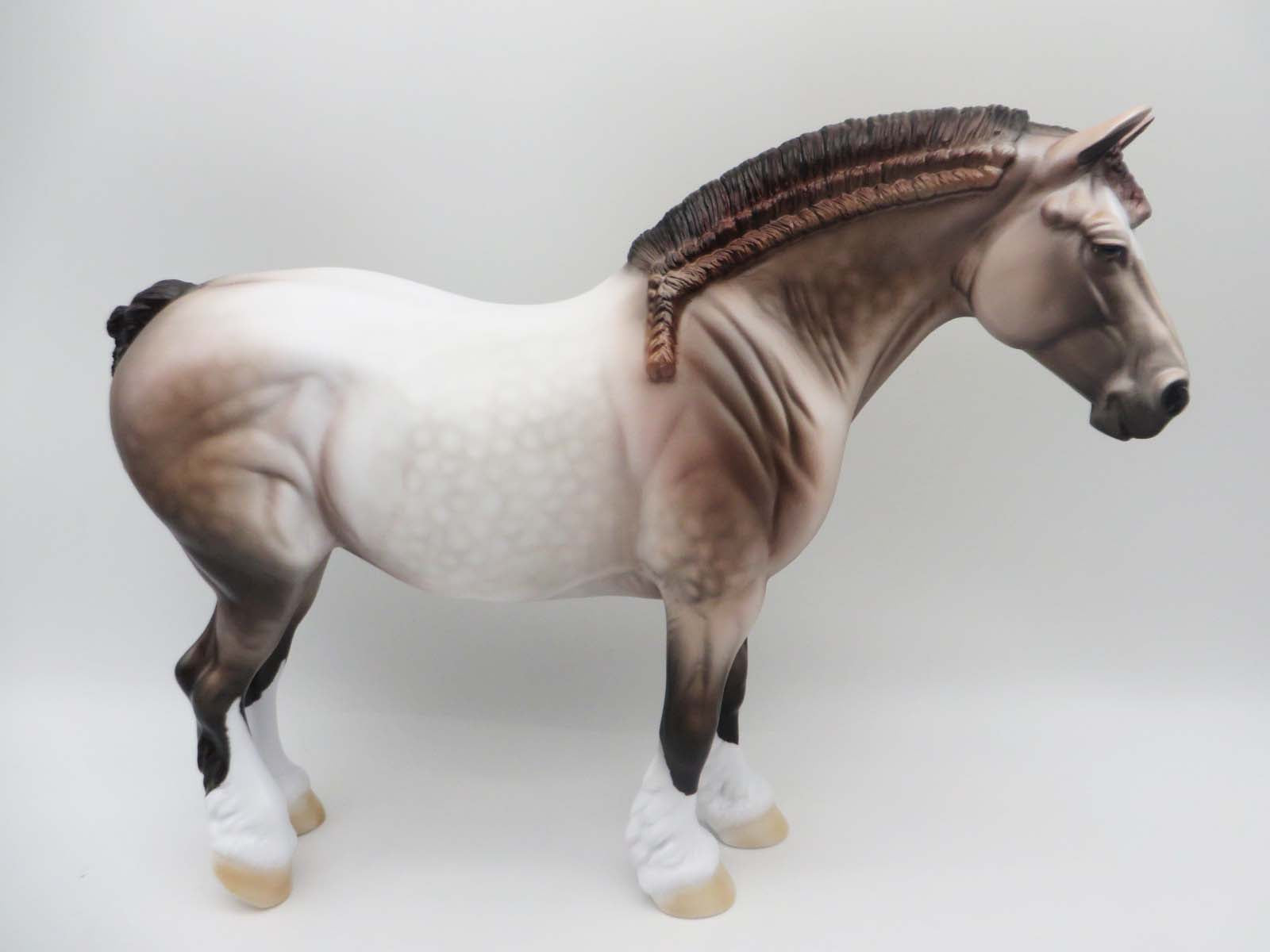 Hayden Valley - OOAK - Dappled Rose Grey Heavy Draft By Dawn Quick - SHCF23