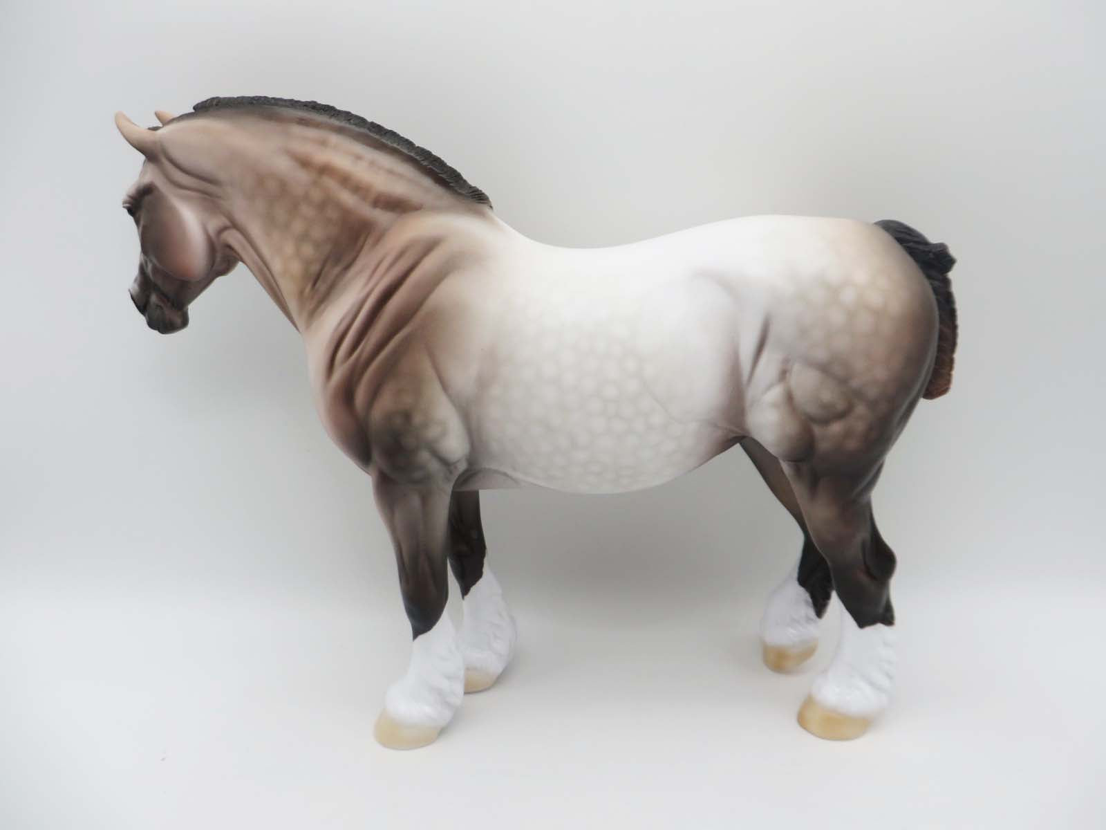 Hayden Valley - OOAK - Dappled Rose Grey Heavy Draft By Dawn Quick - SHCF23