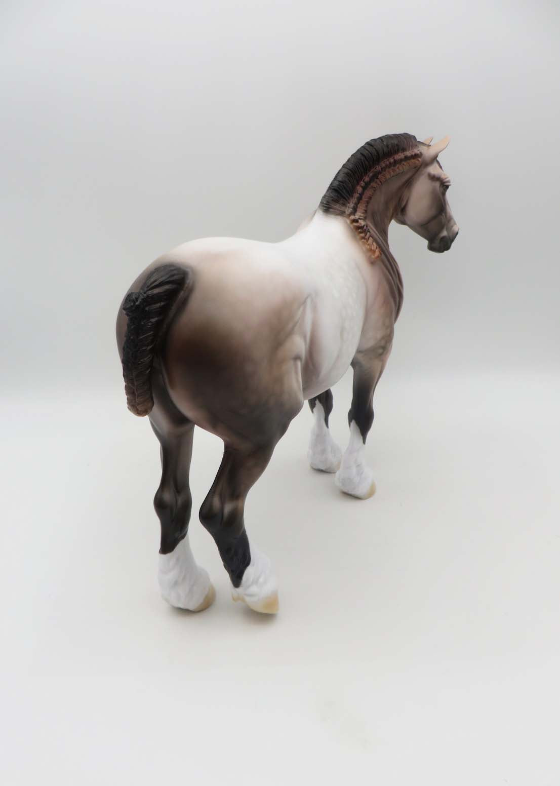 Hayden Valley - OOAK - Dappled Rose Grey Heavy Draft By Dawn Quick - SHCF23