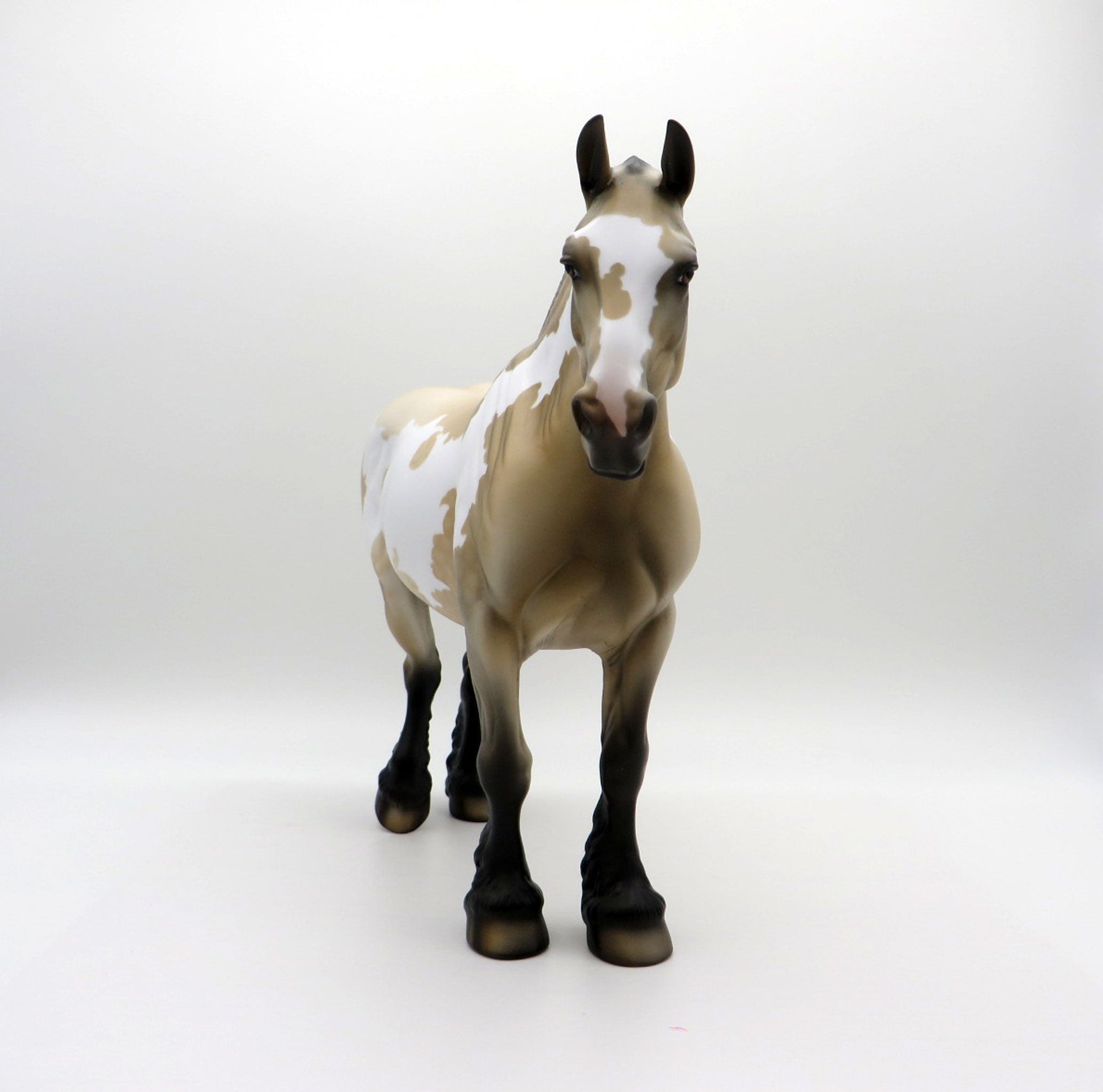 Hazel-OOAK Buckskin Paint Heavy Draft Mare SHCF 2021