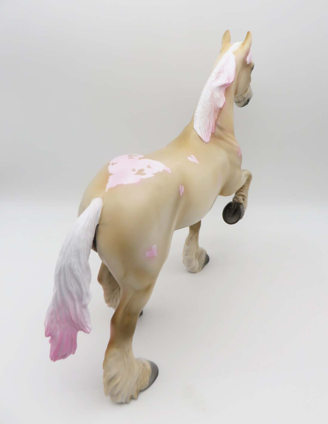 Hearts A Flutter - OOAK - Valentine Decorator Trotting Drafter by Angela Marleau 2/14/23