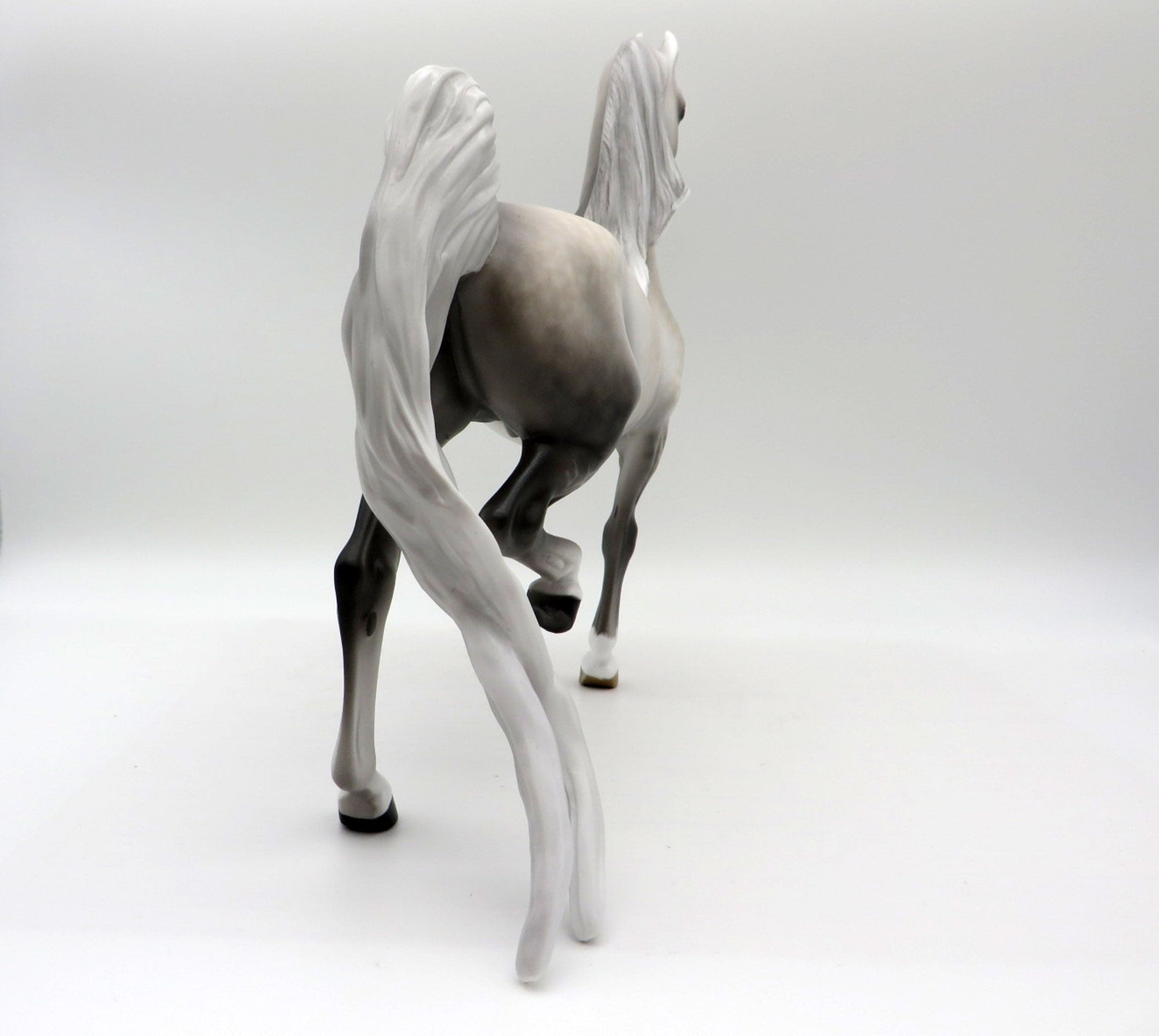 High Cotton-OOAK Dapple Grey Saddlebred Painted By Sheryl Leisure 5/24/21