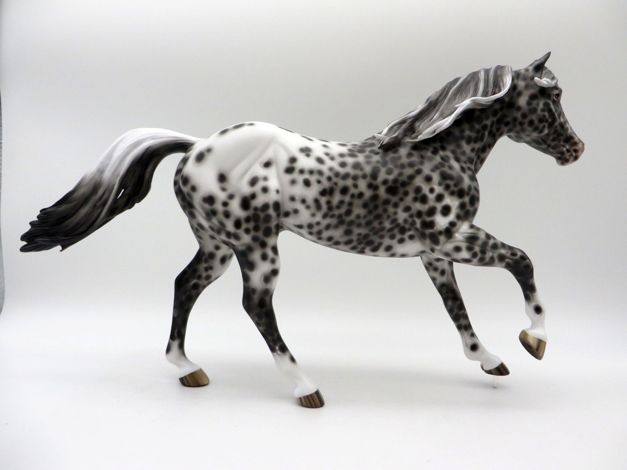 Hill of Beans-OOAK Loud Appaloosa FQH Painted By Sheryl Leisure 6/7/21