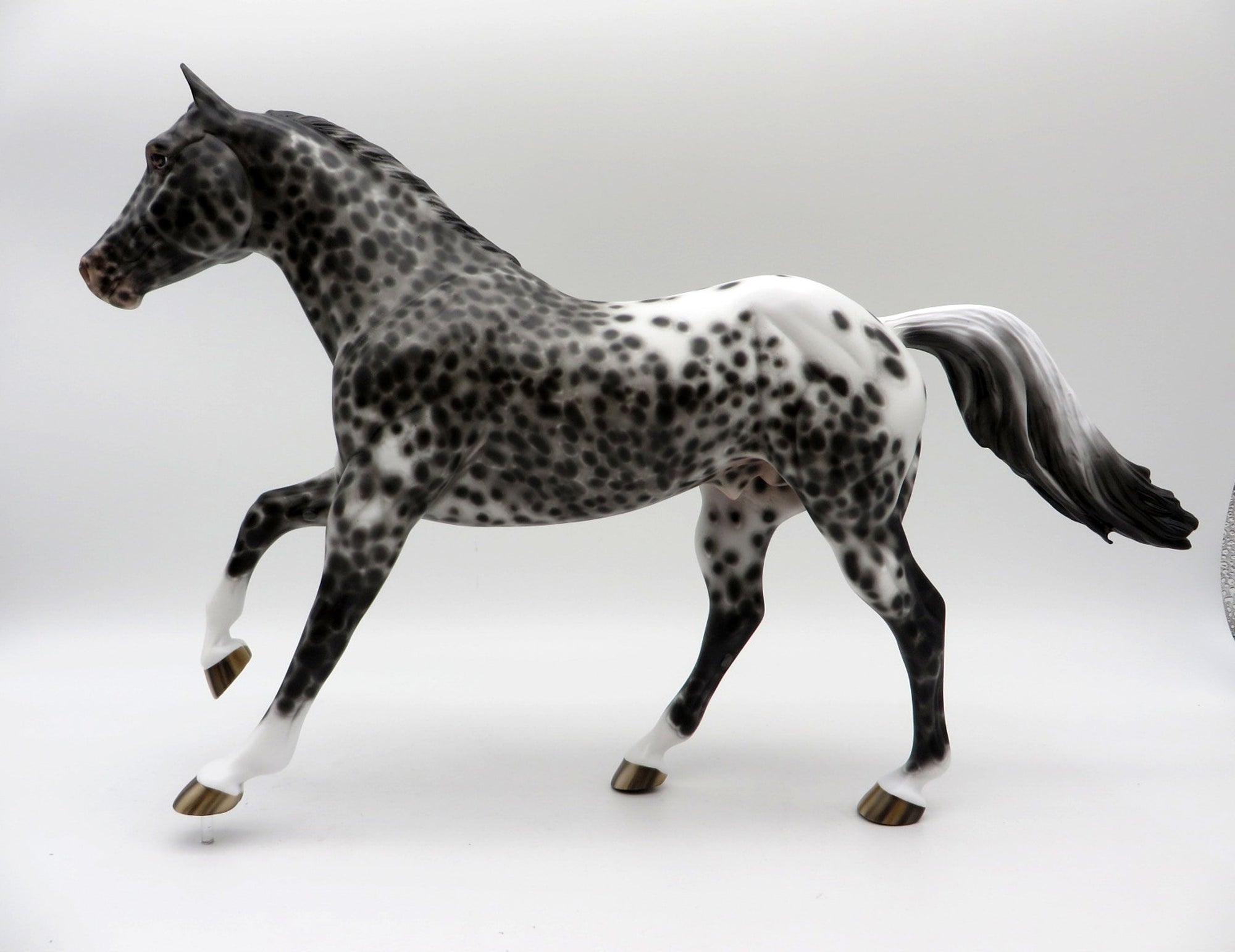 Hill of Beans-OOAK Loud Appaloosa FQH Painted By Sheryl Leisure 6/7/21