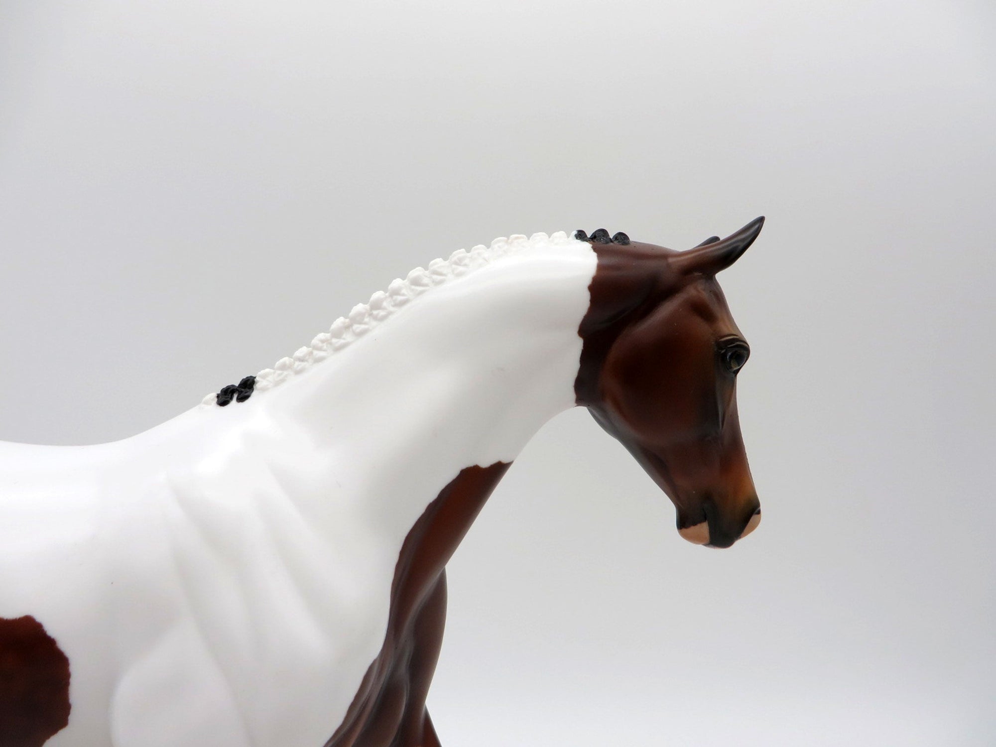 Hindi-OOAK Dapple Bay Pinto Pony SHCF 2021