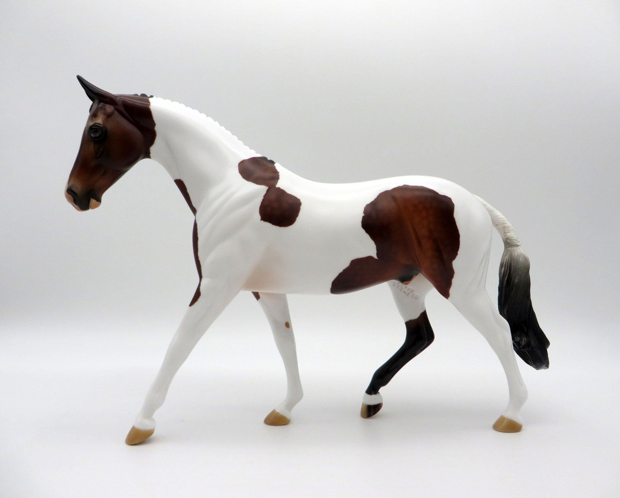 Hindi-OOAK Dapple Bay Pinto Pony SHCF 2021