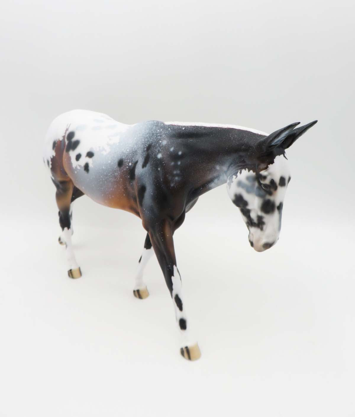 Hippie Chix- OOAK - Loud Appaloosa Mule By Dawn Quick SHCF 23