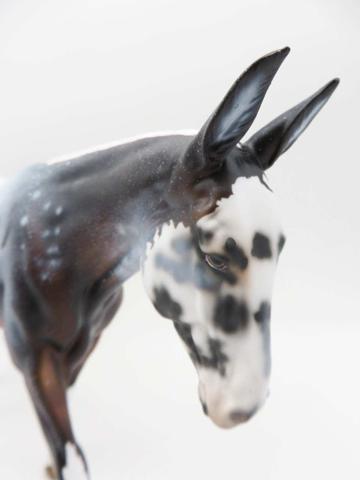 Hippie Chix- OOAK - Loud Appaloosa Mule By Dawn Quick SHCF 23