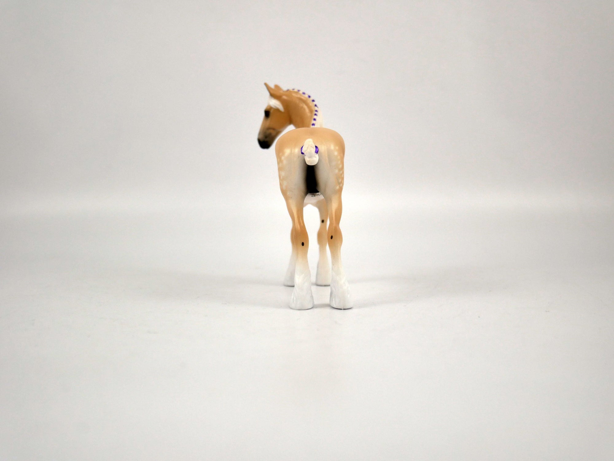 Horatio-OOAK Dapple Palomino Drafter Chip Painted By Sheryl Leisure 12/30/20