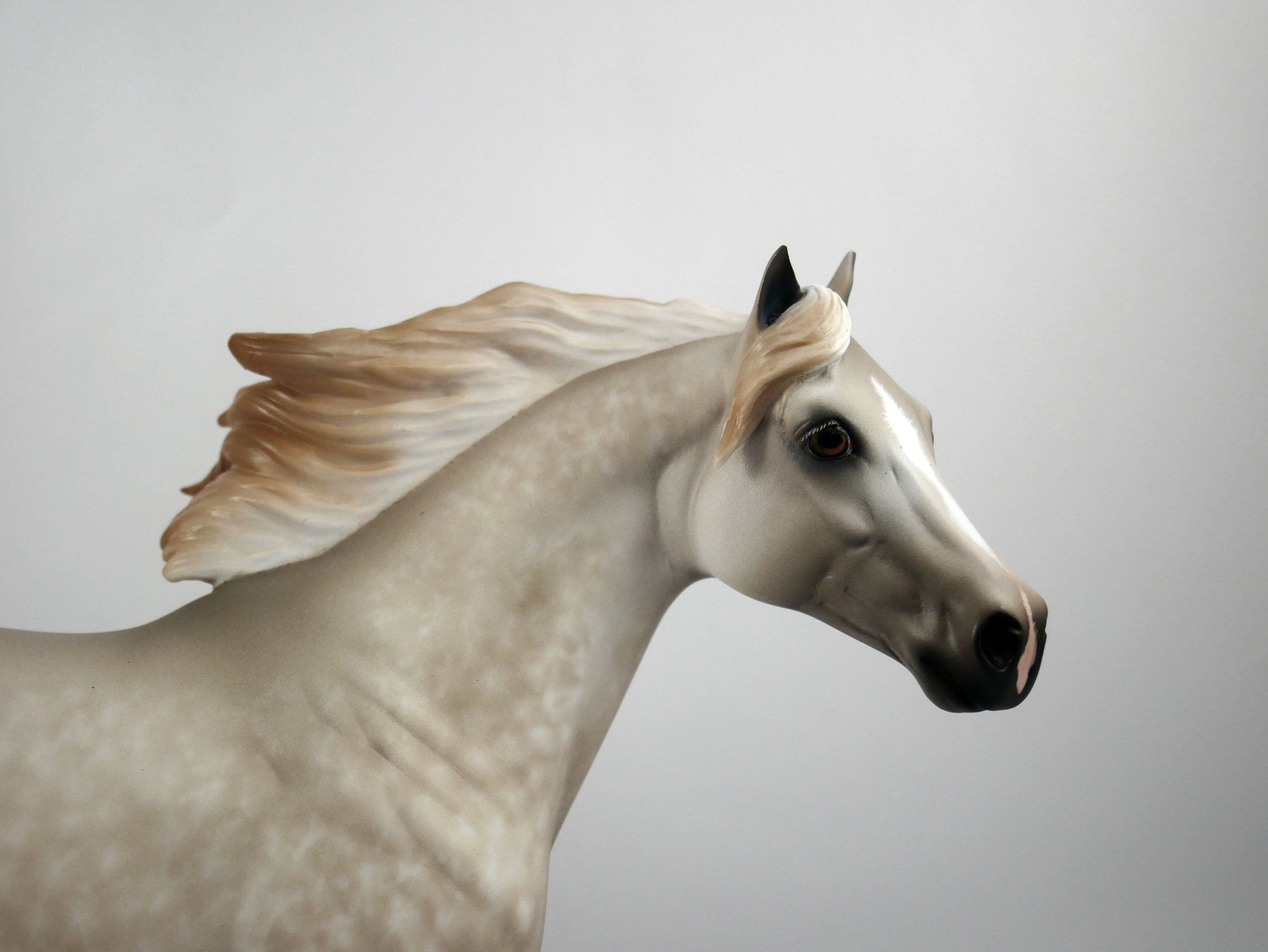 Horseshack-OOAK Dapple Grey ISH Painted By Sheryl Leisure 1/29/21