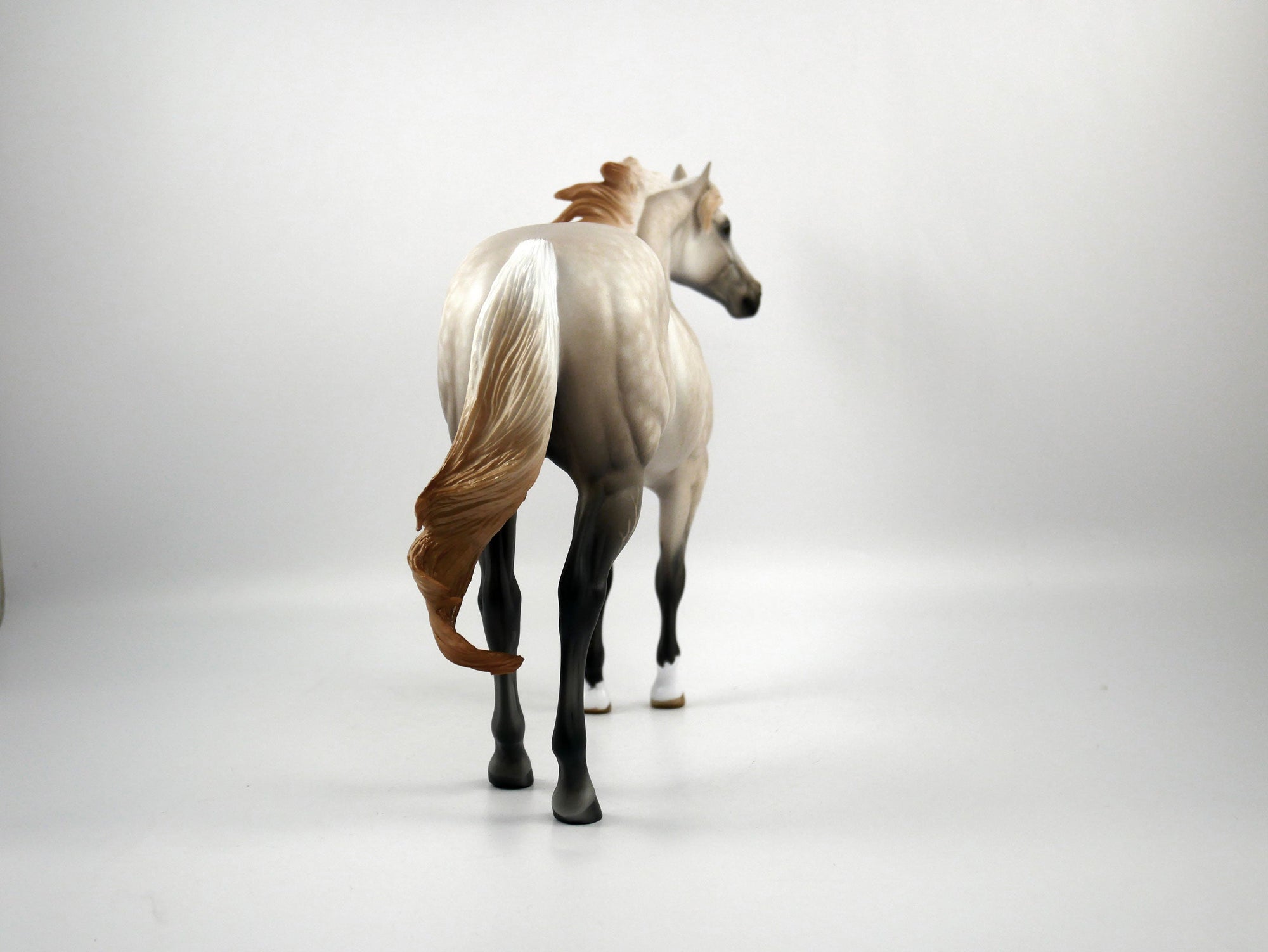 Horseshack-OOAK Dapple Grey ISH Painted By Sheryl Leisure 1/29/21