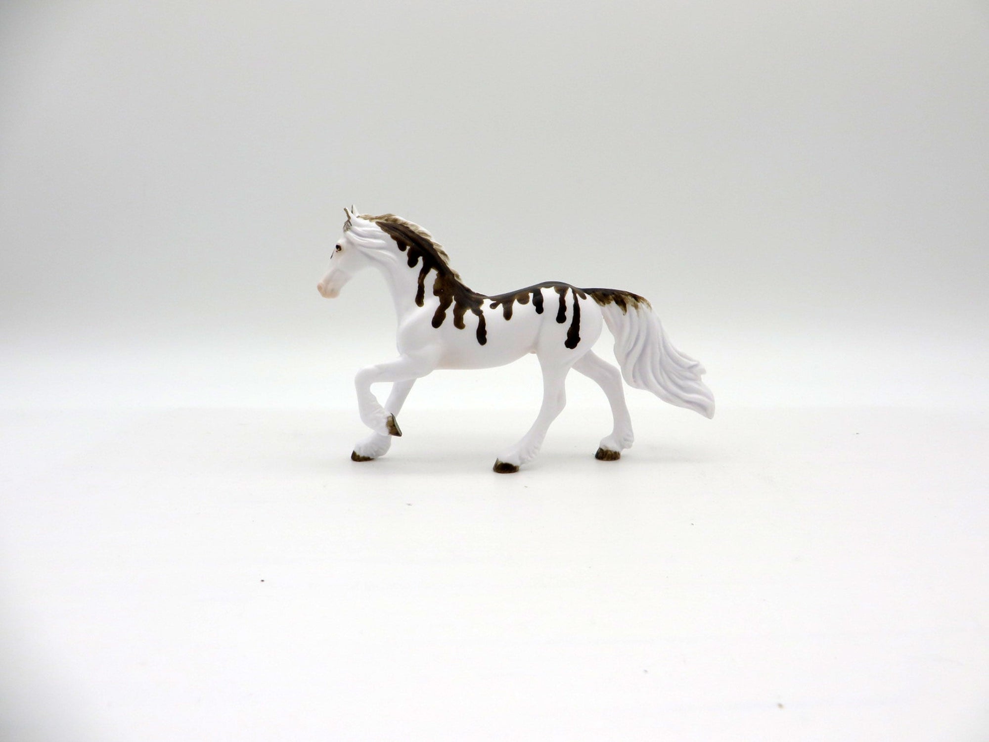 Hot Fudge Sundae-OOAK Fresian Chip Painted By Ellen Robbins NICM-7/23/21