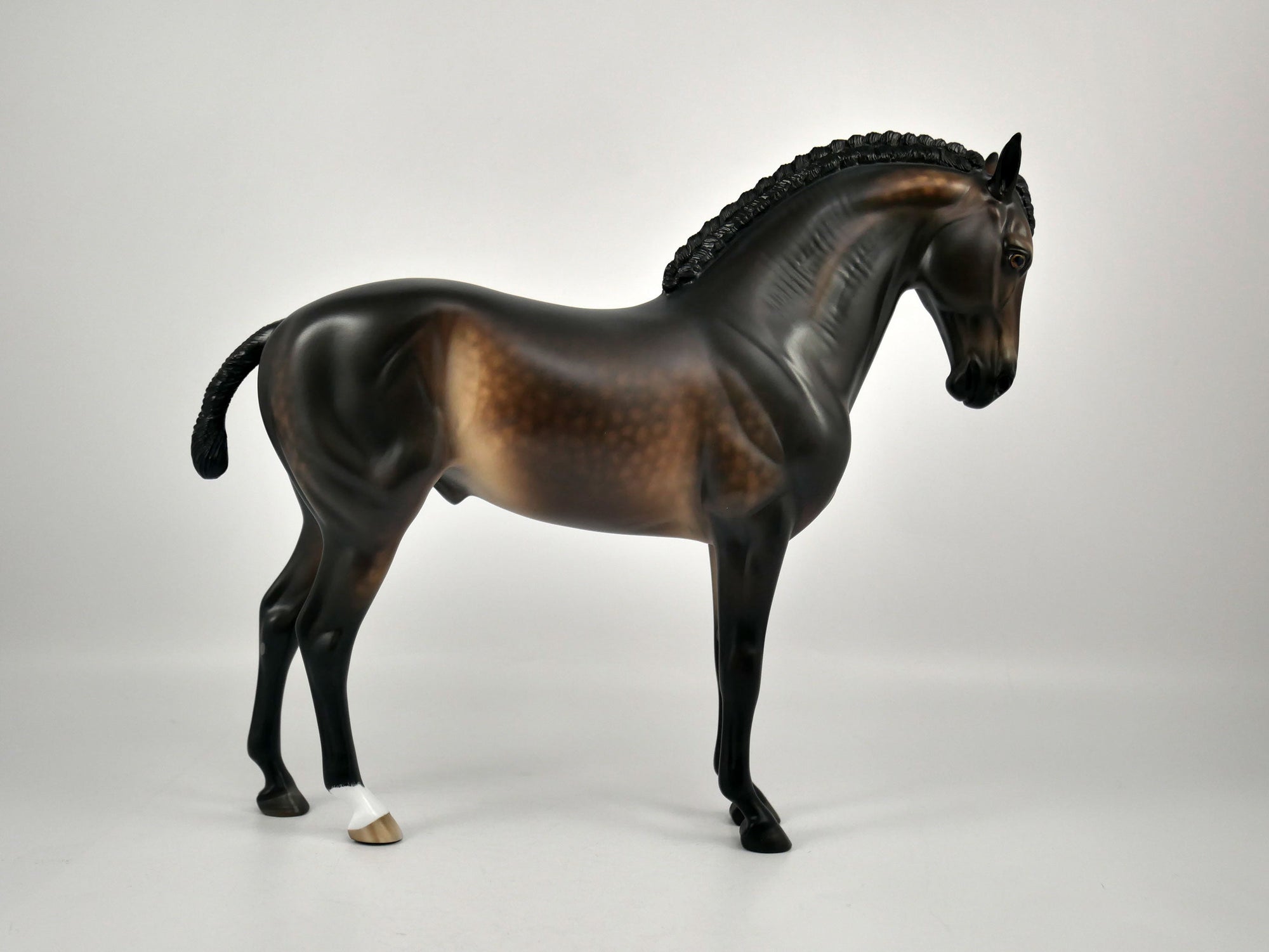 Hot Cocoa-OOAK Dapple Bay Andalusian Painted By Sheryl Leisure 12/30/20