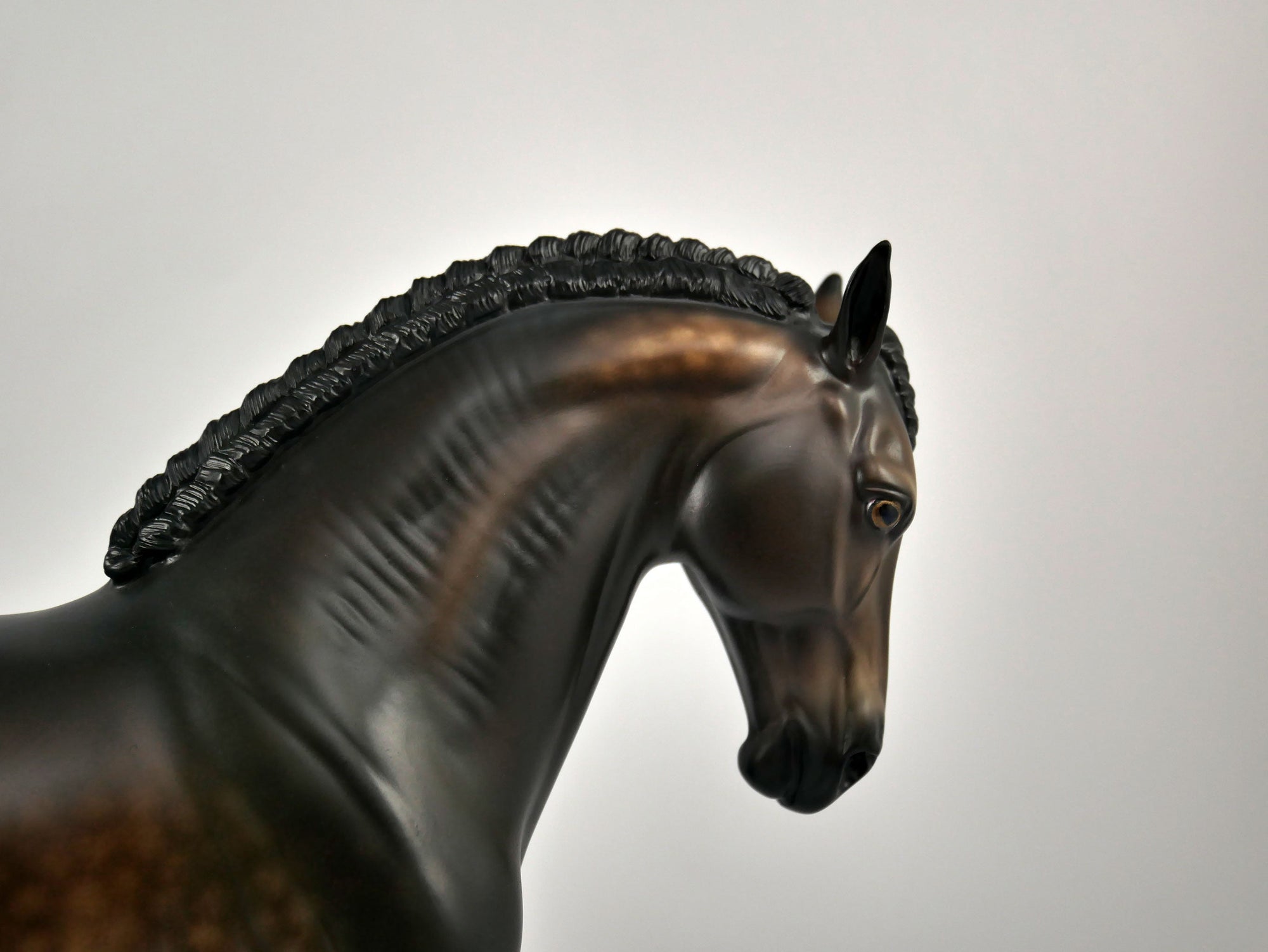 Hot Cocoa-OOAK Dapple Bay Andalusian Painted By Sheryl Leisure 12/30/20