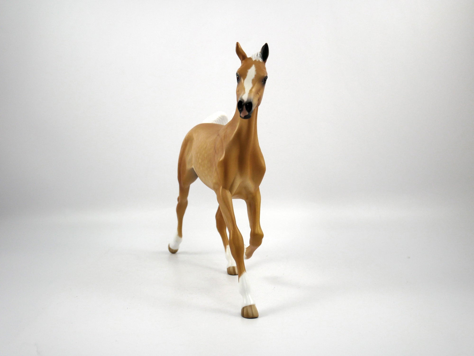 Hotsie Totsie-OOAK Dapple Palomino Yearling Painted by Sheryl Leisure 1/29/21