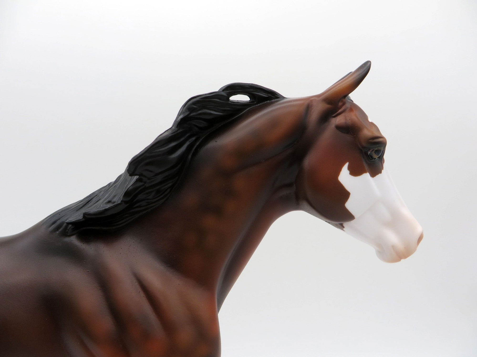 Hughes-OOAK Dapple Bay Paint Foundation Quarter Horse Painted By Ellen Robbins EQ 2021