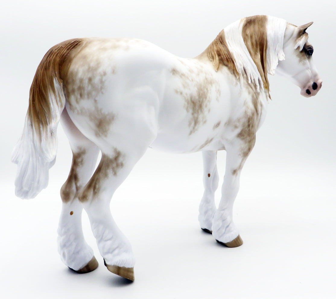 Hurtin' Thing-OOAK Chestnut Sabino HD Mare Painted by Sheryl Leisure 10/25/21