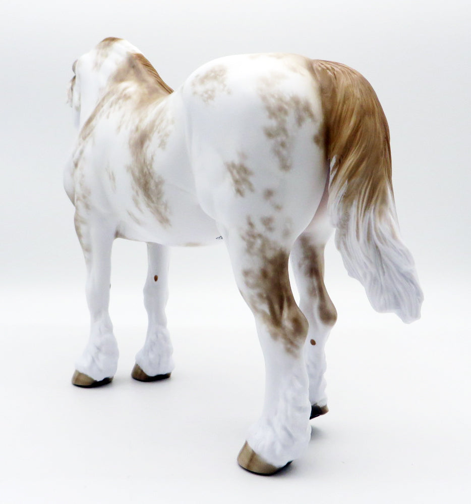 Hurtin' Thing-OOAK Chestnut Sabino HD Mare Painted by Sheryl Leisure 10/25/21