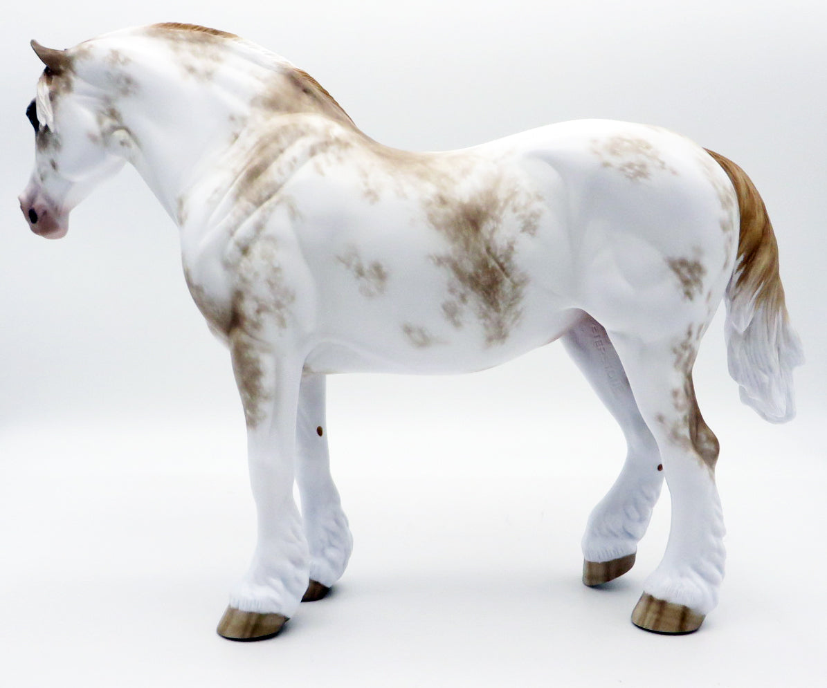 Hurtin' Thing-OOAK Chestnut Sabino HD Mare Painted by Sheryl Leisure 10/25/21
