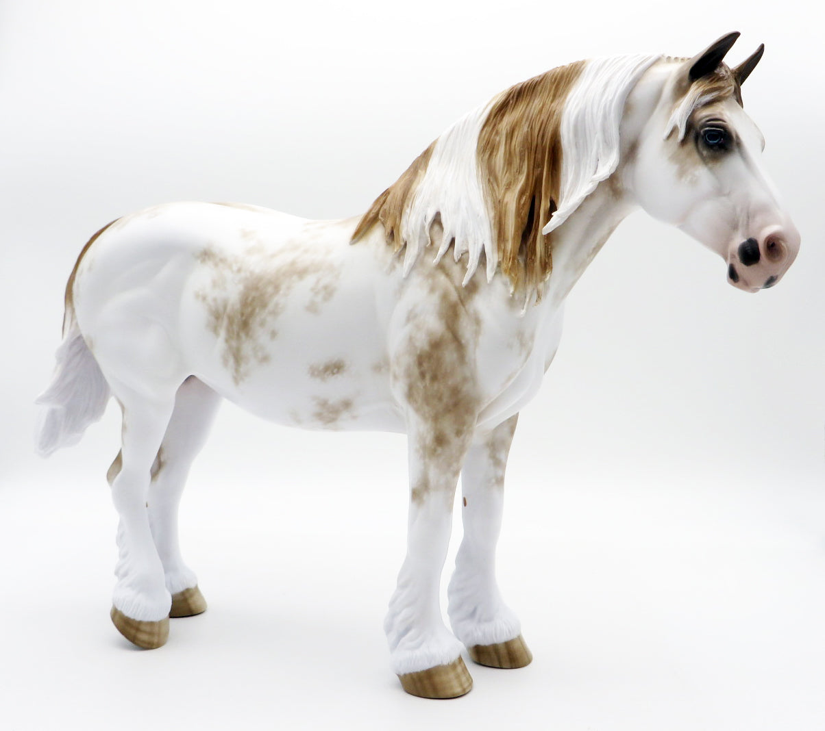 Hurtin' Thing-OOAK Chestnut Sabino HD Mare Painted by Sheryl Leisure 10/25/21