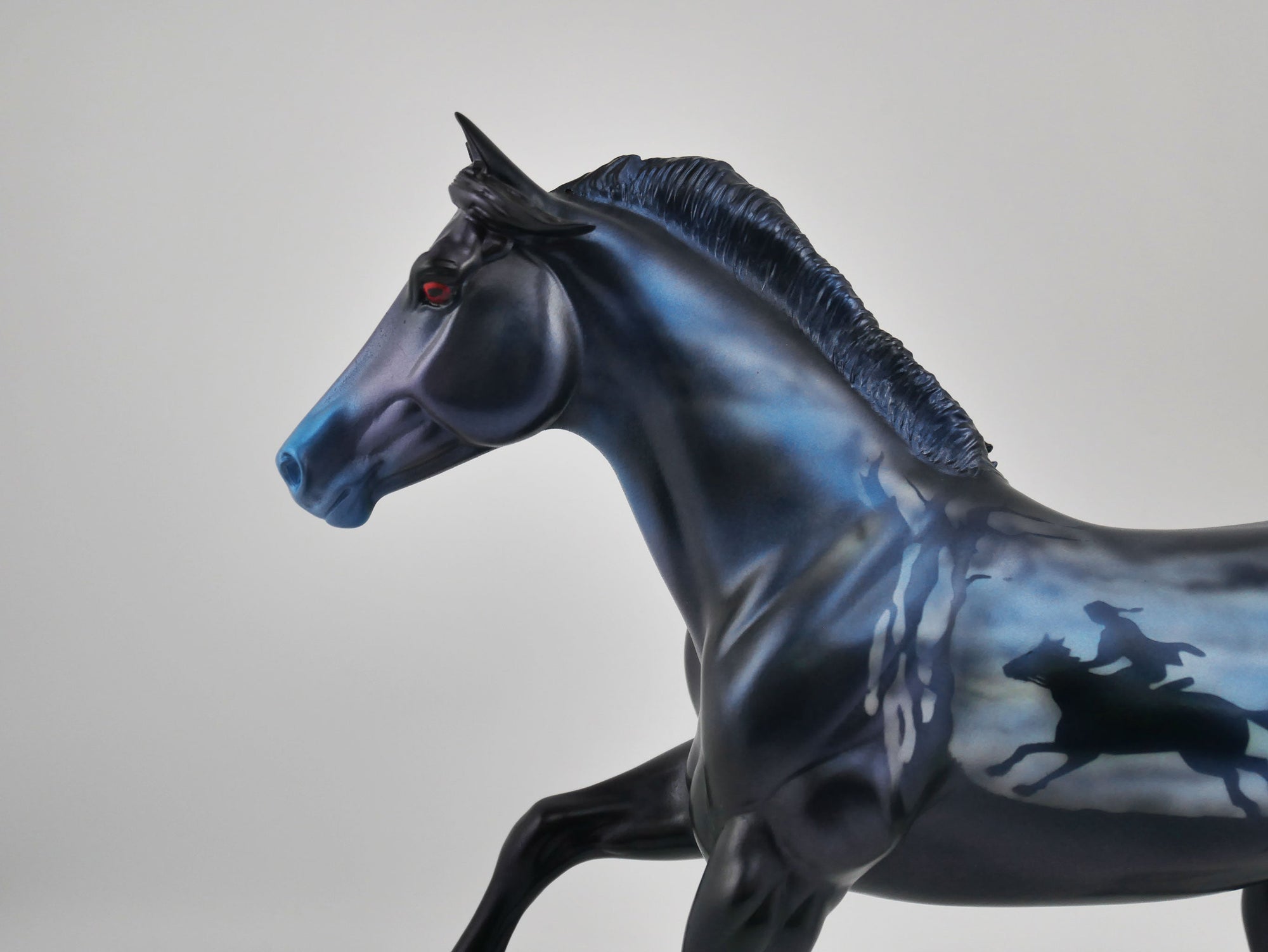 ICHABOD -OOAK DECORATOR LAMP PAINTED BY CARRIE KELLER MM2020