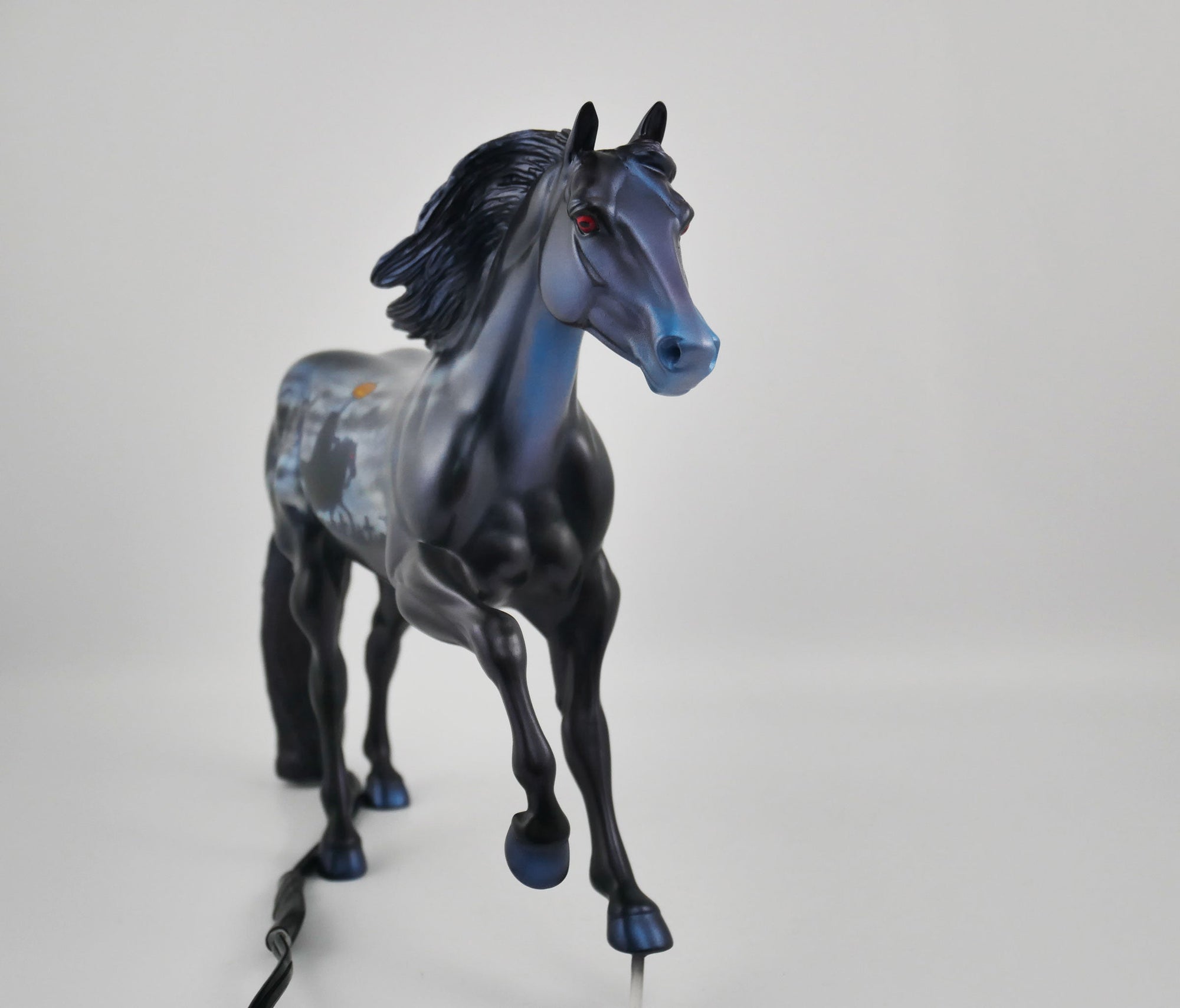 ICHABOD -OOAK DECORATOR LAMP PAINTED BY CARRIE KELLER MM2020