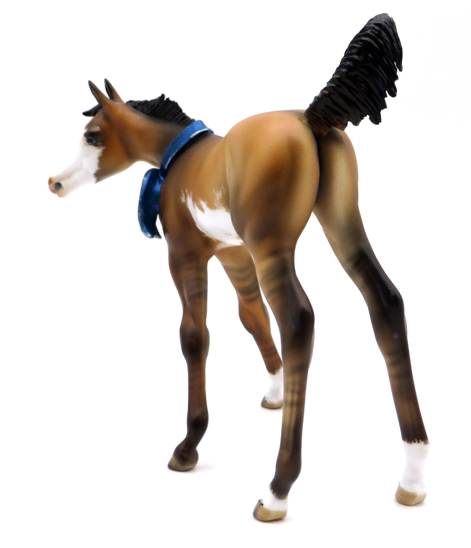 Annabelle-OOAK Dun Overo Foal Painted by Julie 12/27/21