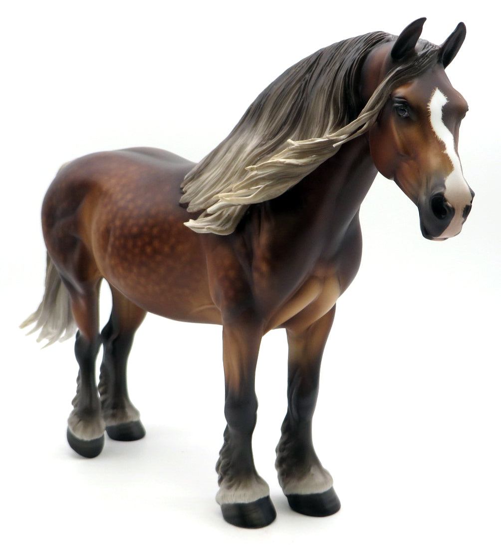 Billie Jean-OOAK Silver Bay Heavy Draft - Painted by Sheryl Leisure 2/7/22