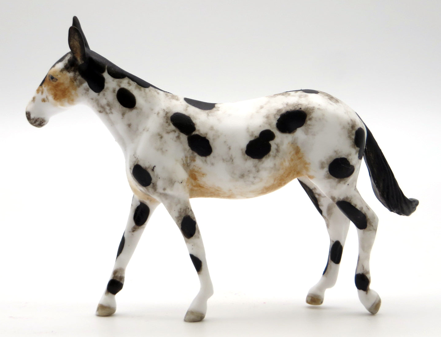 Blinken-OOAK Loud Appaloosa Mule Chip STONE BOWL V