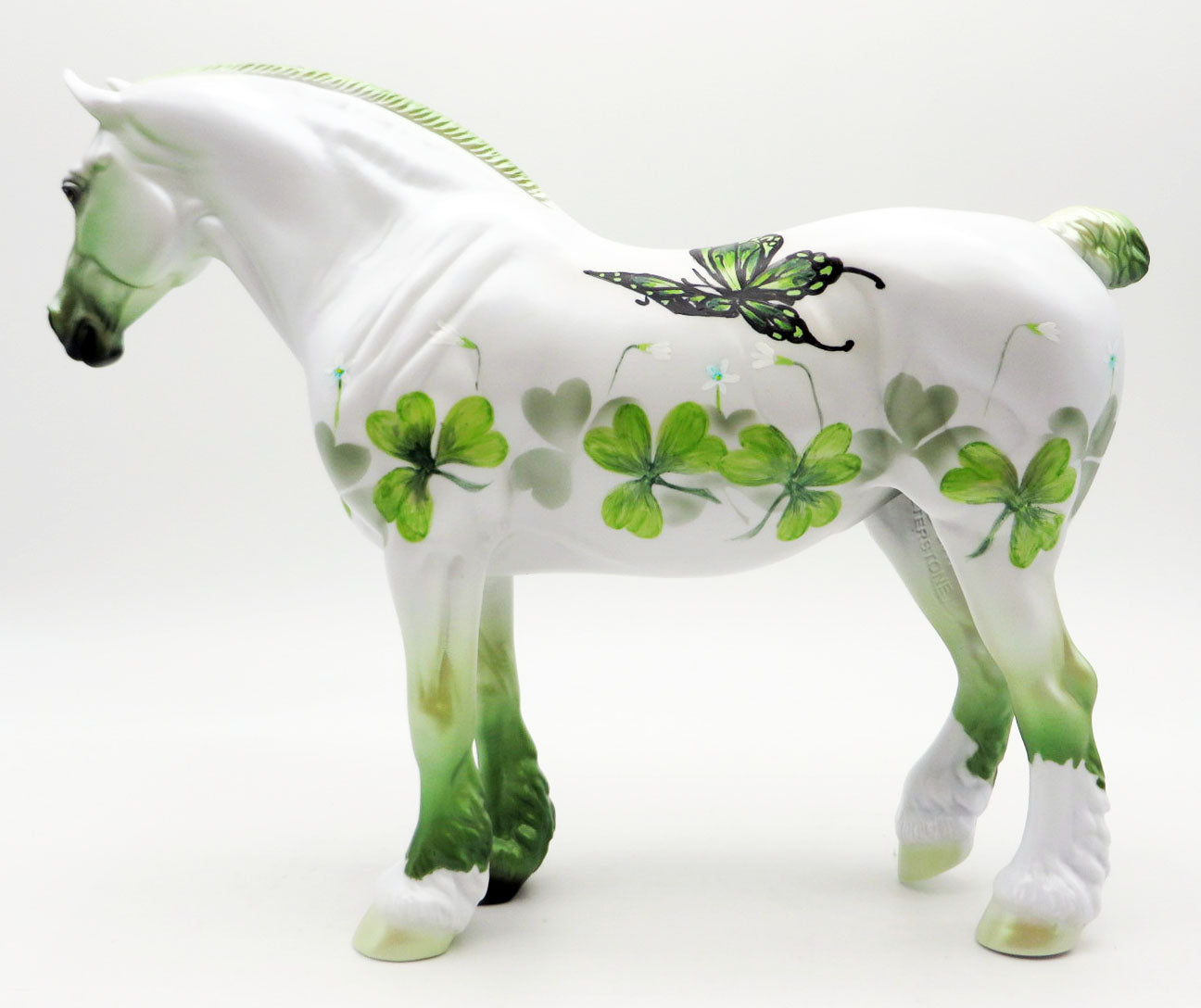 Clover Belle - OOAK Heavy Draft Decorator Painted by Dawn Quick 3/11/22