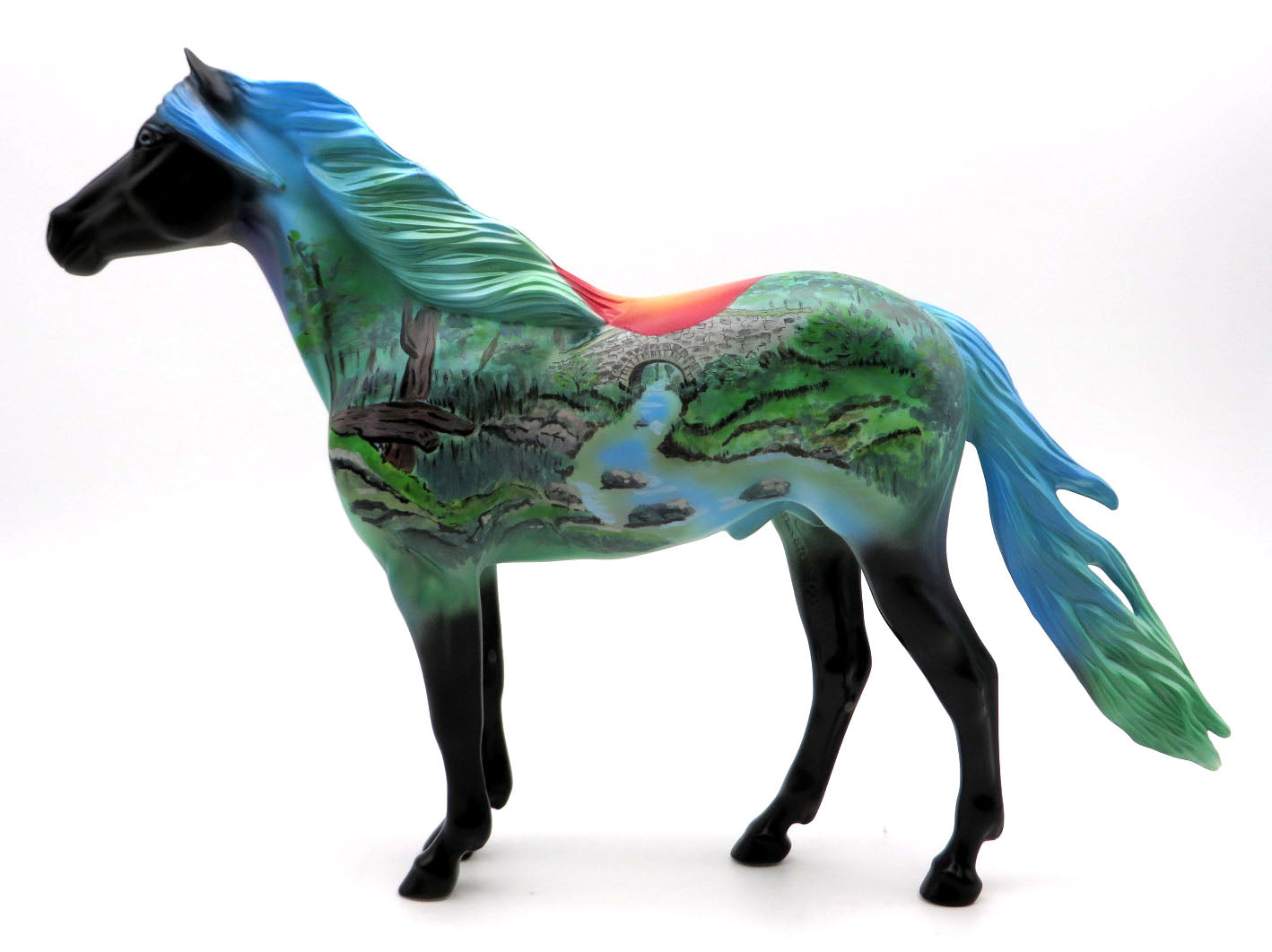 Cian - OOAK Spanish Mustang Deco Painted by Jas 3/11/22