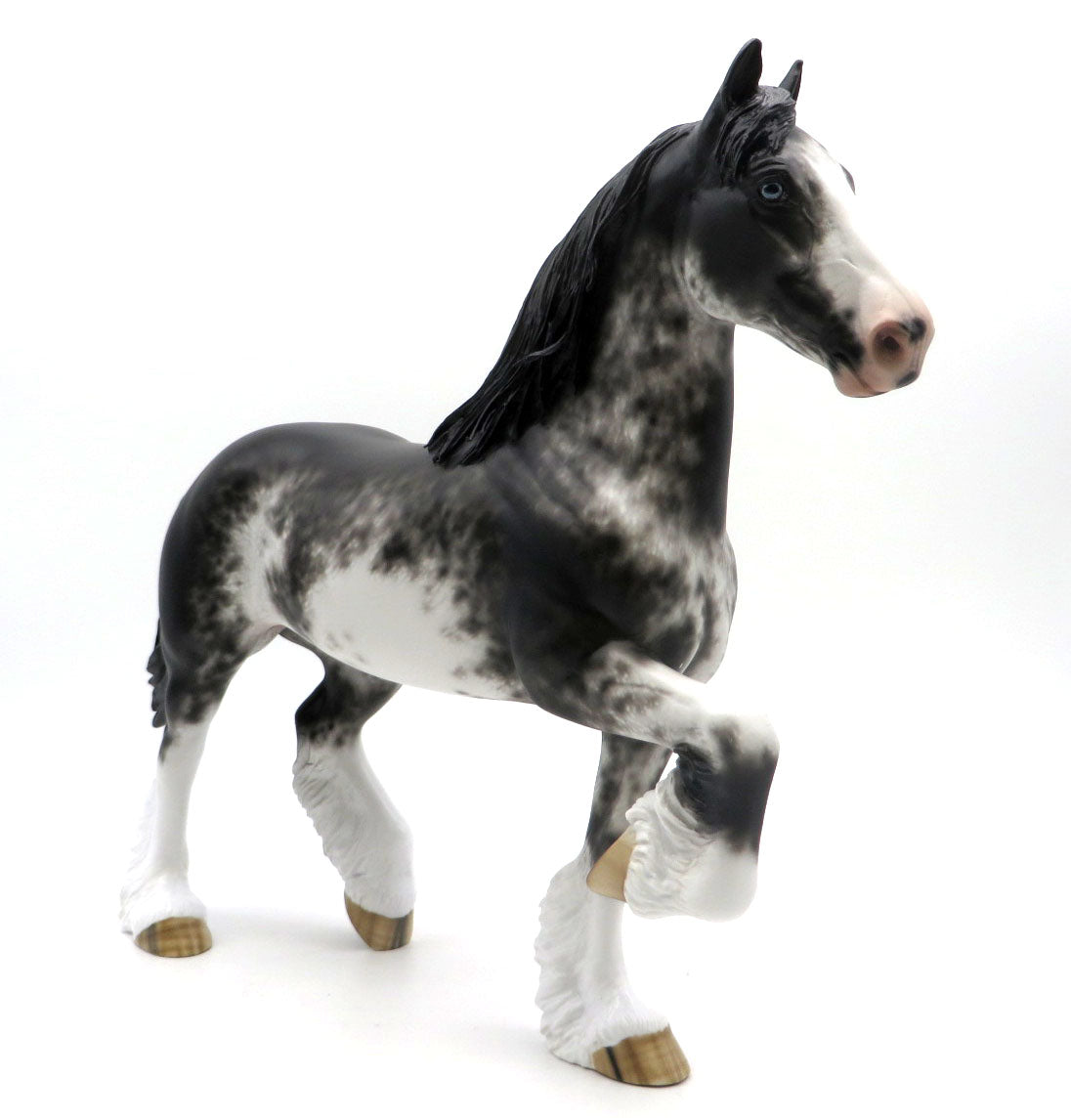 Fleet Fox-OOAK Sabino Trotting Drafter Painted by Sheryl Leisure 3/28/22