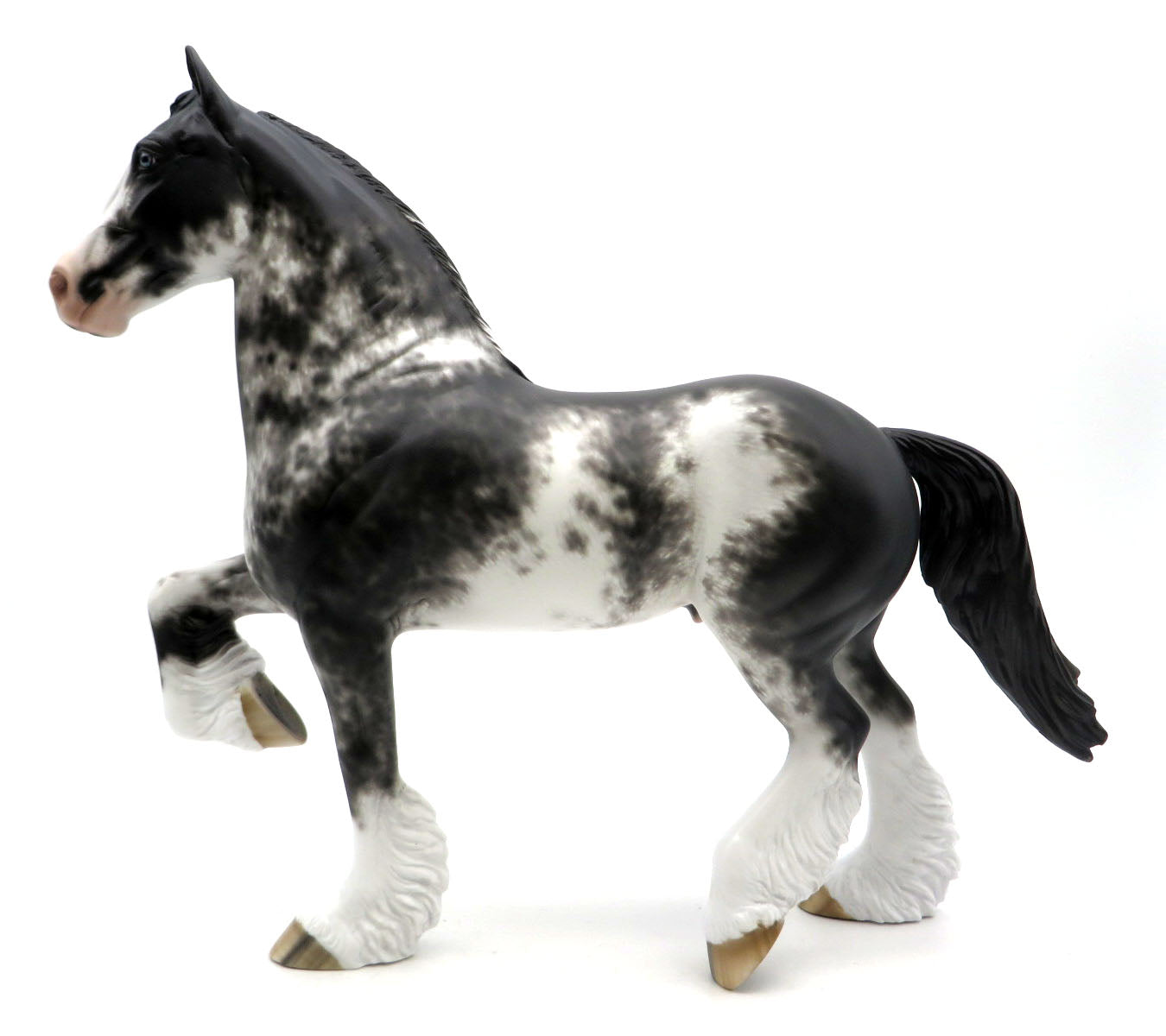 Fleet Fox-OOAK Sabino Trotting Drafter Painted by Sheryl Leisure 3/28/22