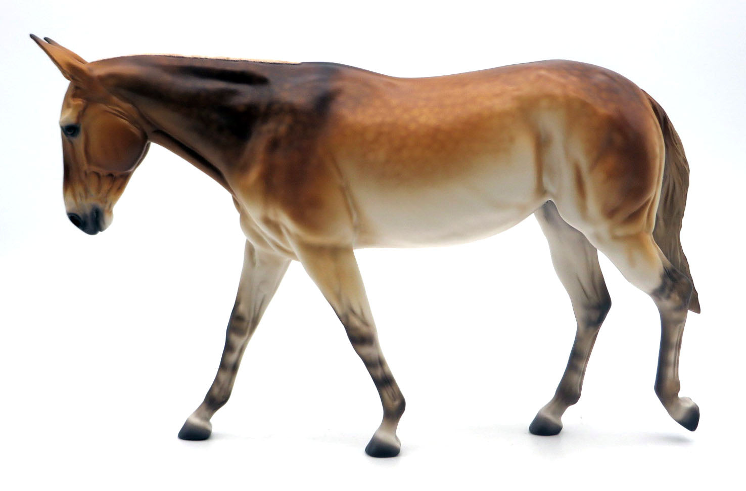 Stylistic-OOAK Dapple Dun Mule by Caroline Boydston 4/11/22