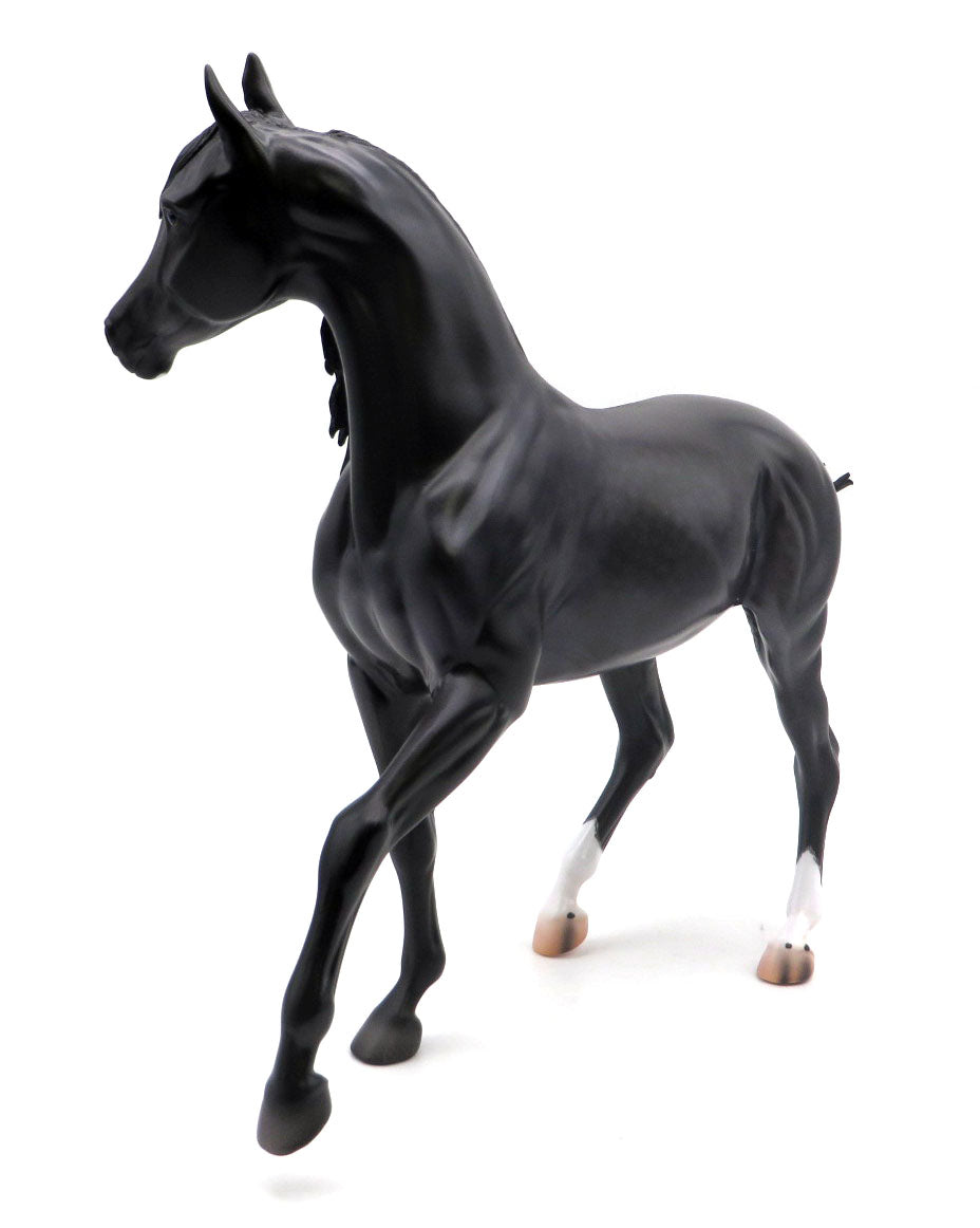 City Woman - OOAK Black Arab Mare by Caroline Boydston - BO 4/25/22