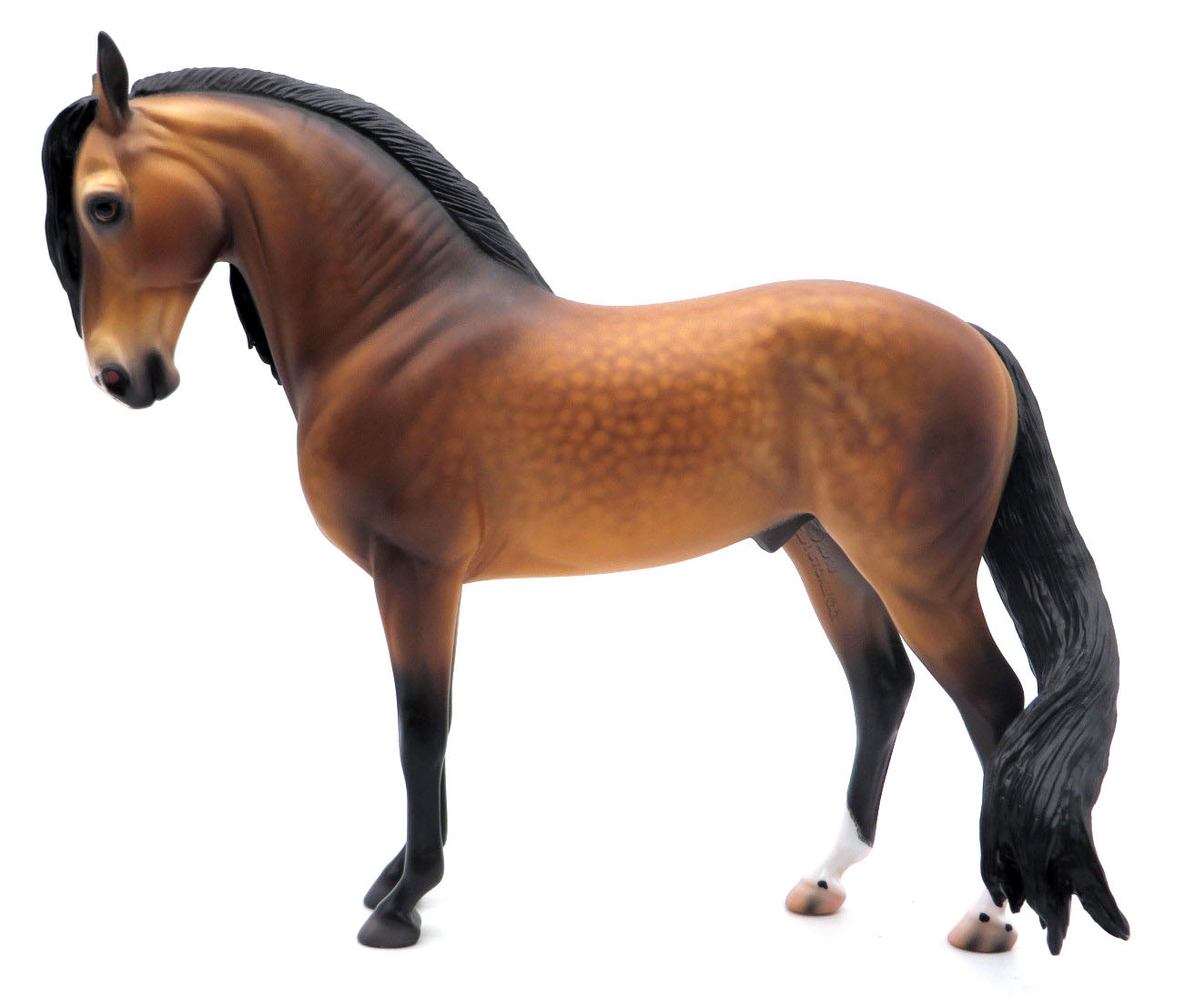 Cruz-OOAK Dapple Bay Andalusian Painted By Caroline Boydston 4/29/22