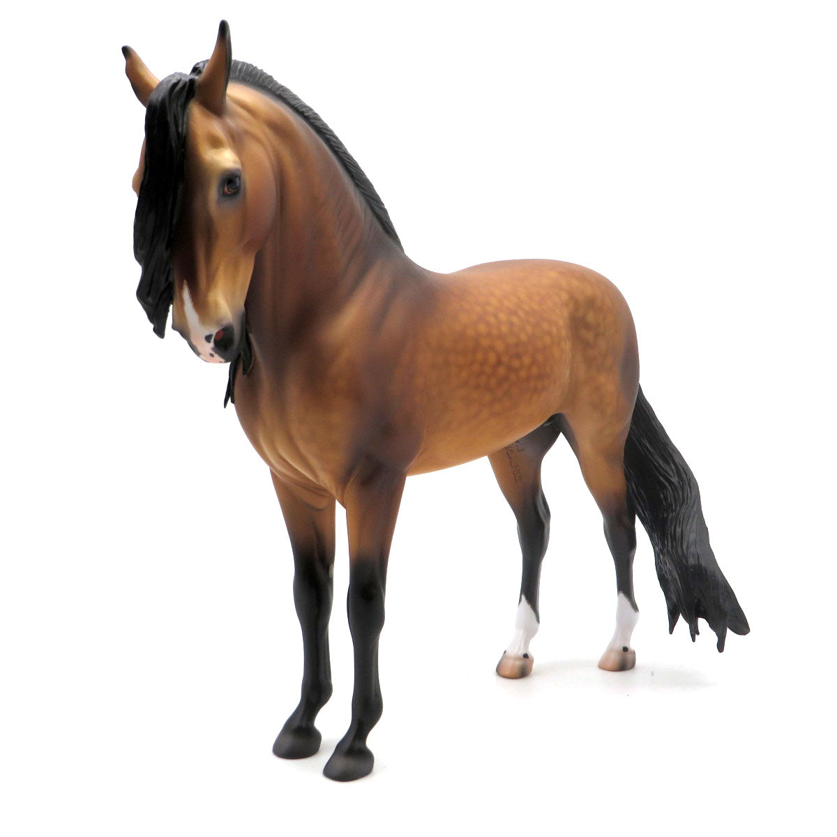 Cruz-OOAK Dapple Bay Andalusian Painted By Caroline Boydston 4/29/22