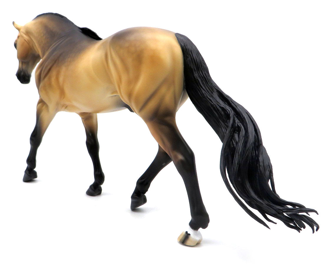 Angel Eyes-OOAK Buckskin Irish Drafter Painted by Carrie Keller SHCF 22