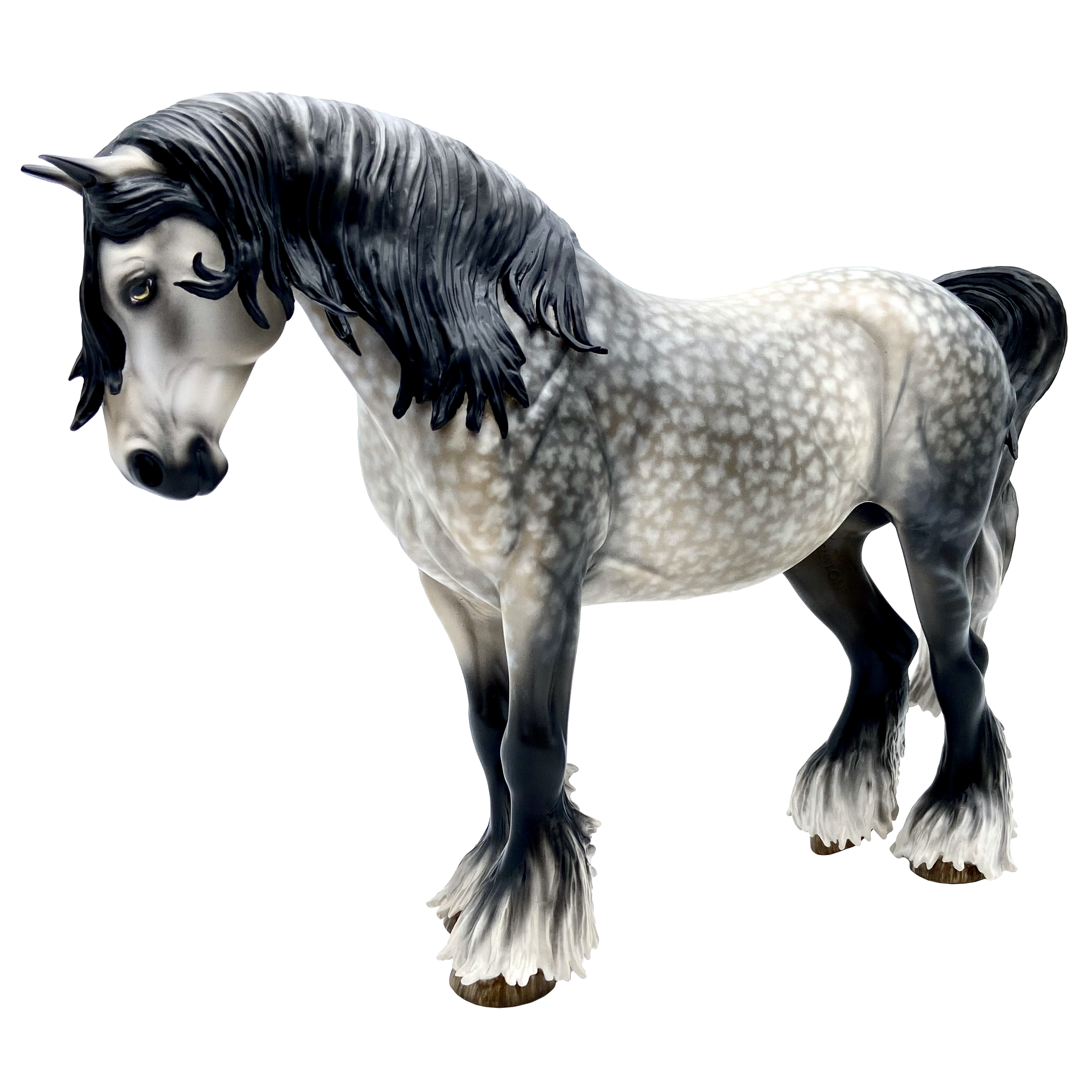 Glittery Goddess - OOAK Heavy Draft Mare painted by Audrey Dixon EQ21