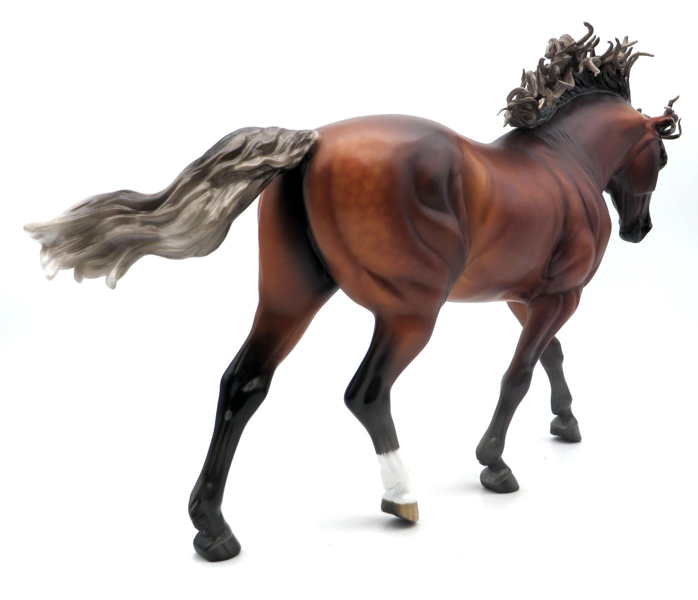 Anthony-OOAK Irish Draft Silver Bay Painted by Sheryl Leisure 6/13/22