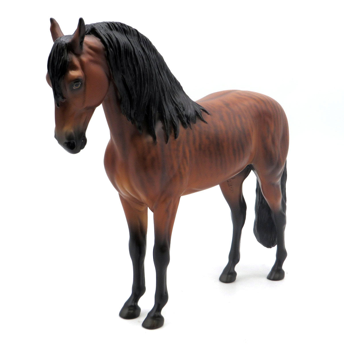 Fuerte Tigre-OOAK Bay Brindle Painted by Sheryl Leisure 6/13/22