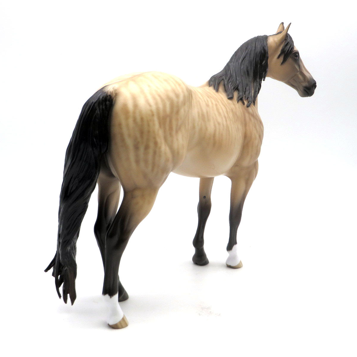 Doo Lang-Brindle Buckskin ISH Painted by Sheryl Leisure 6/13/22