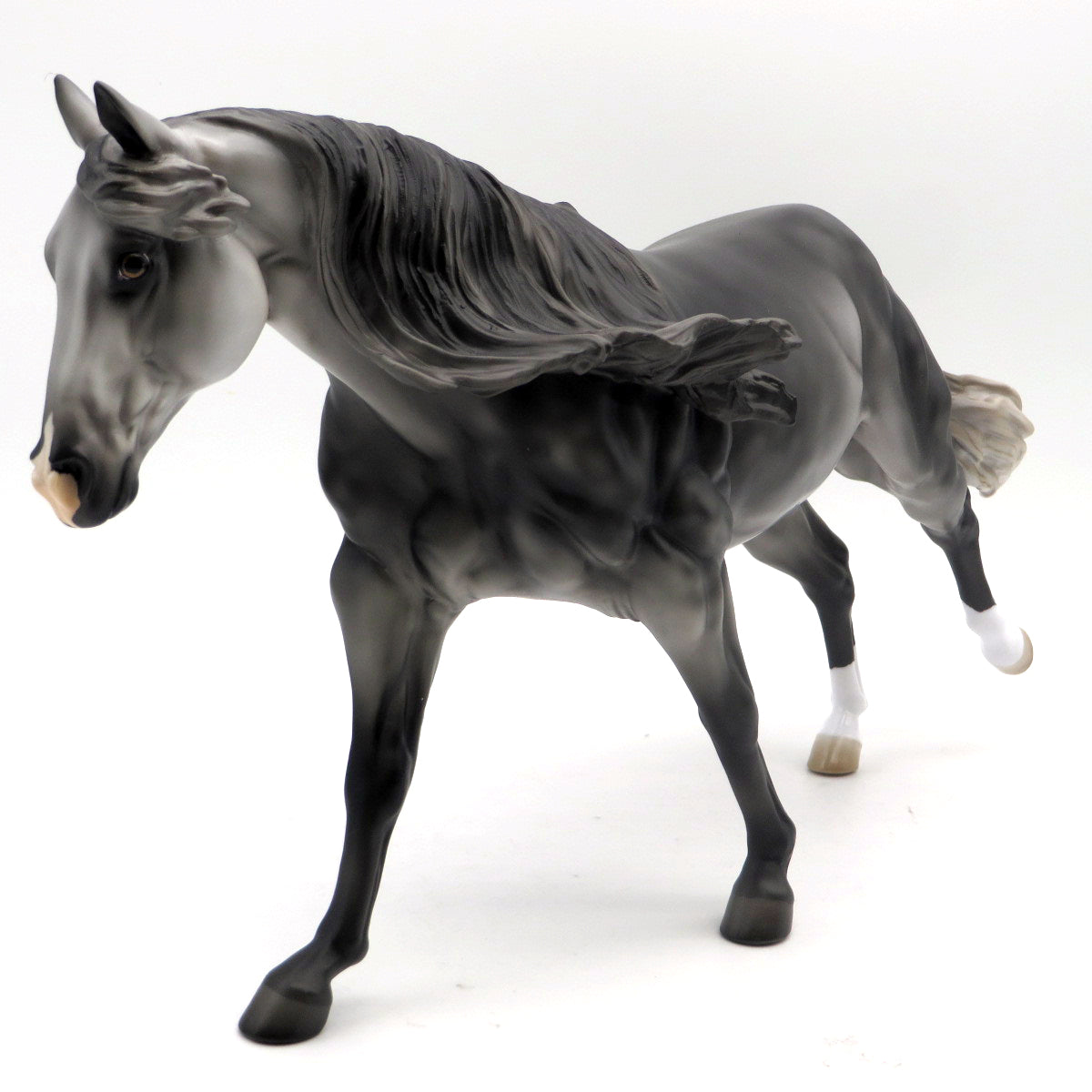 Dancing with the Stars-OOAK Dapple Grey Running Stock Horse EQ 22