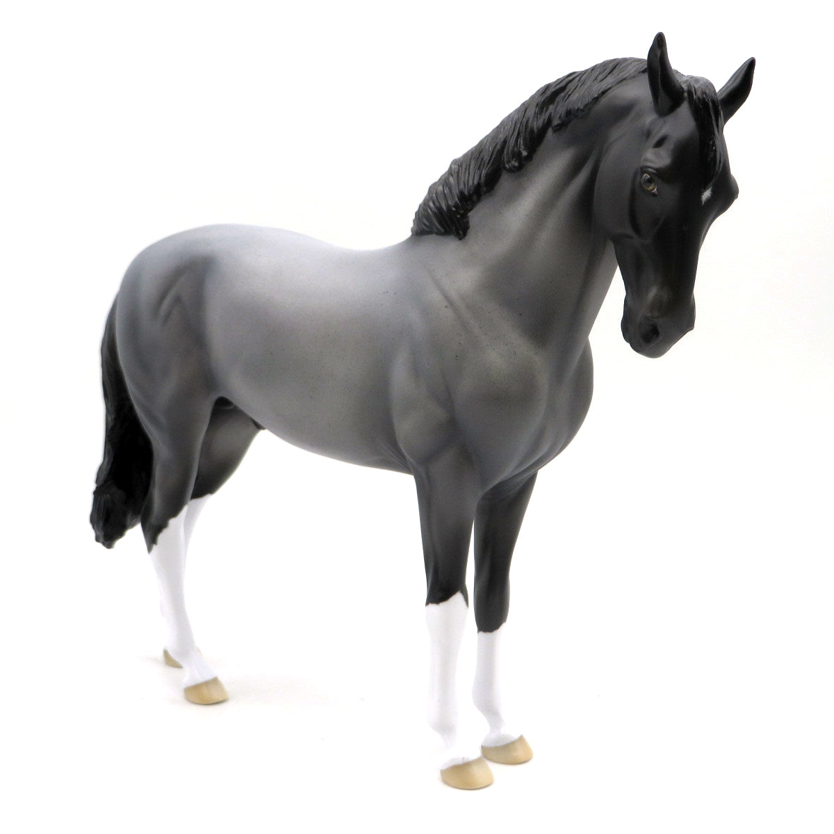 Prometheus-OOAK Blue Andalusian Painted by Ellen EQ 22