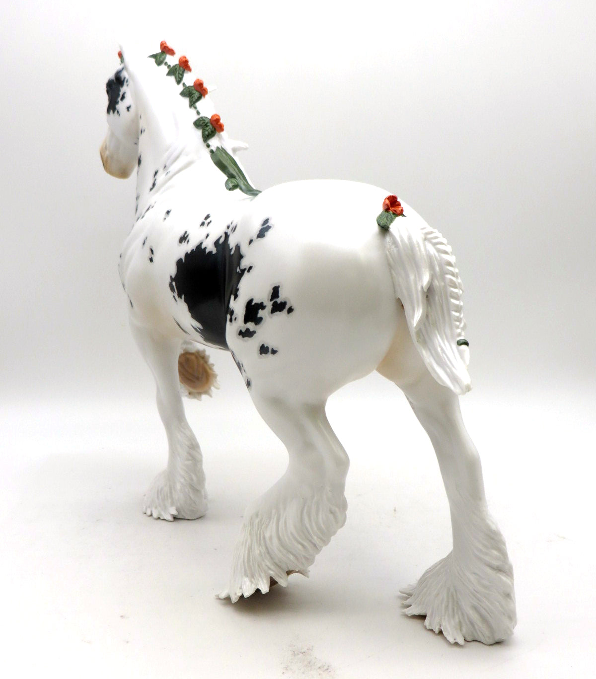 Aengus Og-OOAK Pinto Trotting Drafter Painted by Jess EQ 22