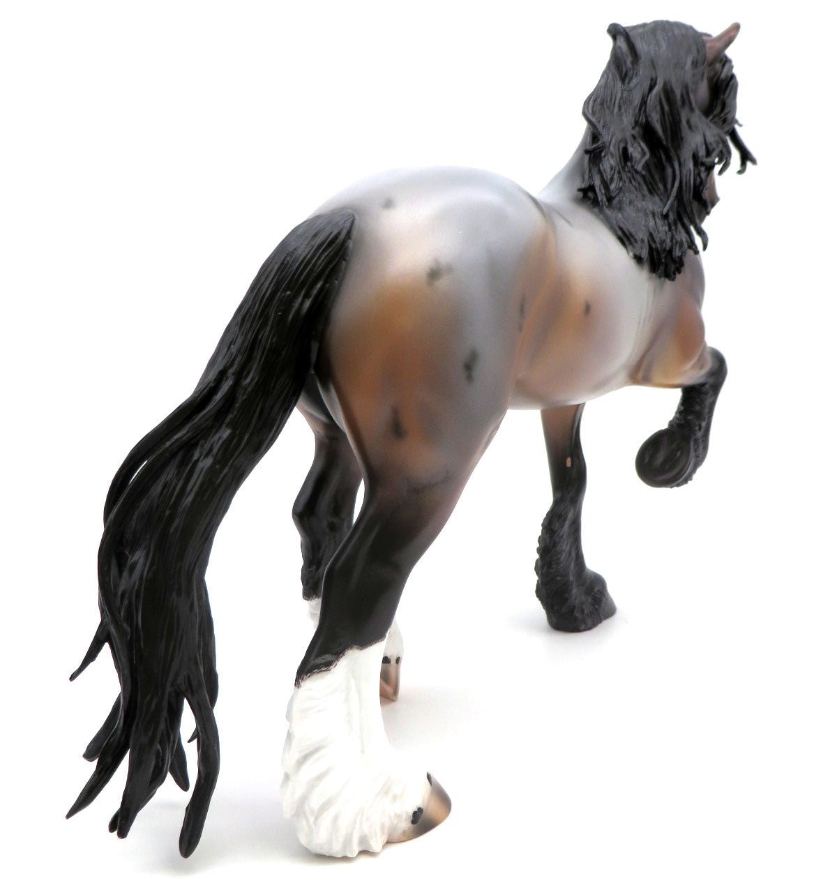 Bristol-OOAK Bay Roan Trotting Drafter by Caroline Boydston 8/8/22