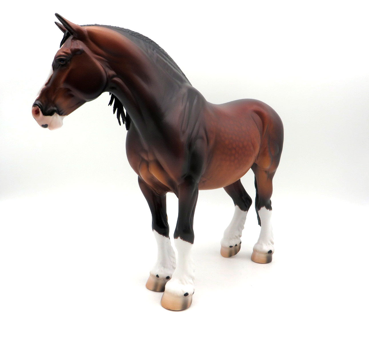 Arundel-Dapple Bay Heavy Draft Mare By Caroline Boydston 8/15/22