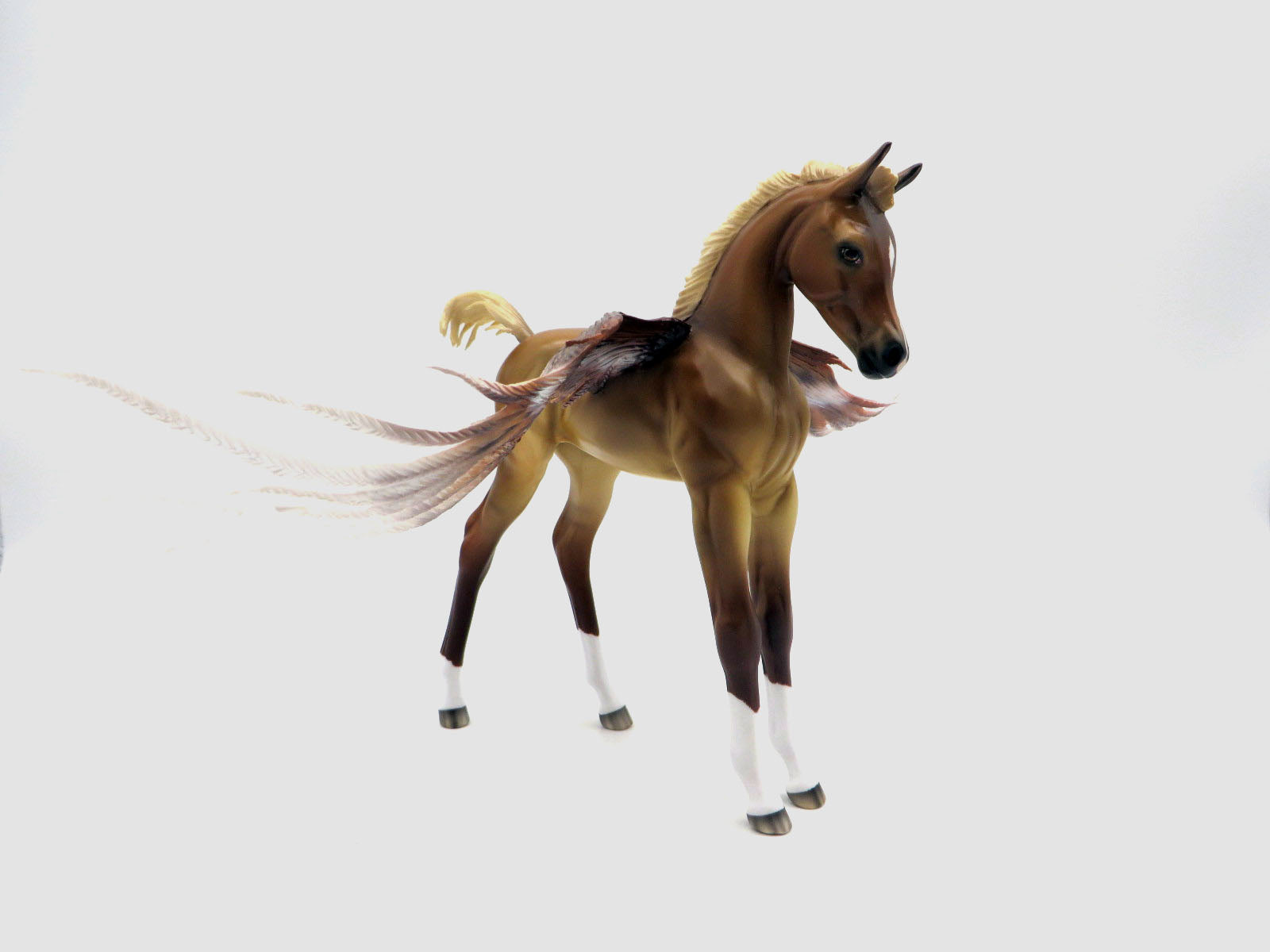 Ornithes Areioi-OOAK Deco Arabian Foal Painted By Ellen Robbins AOTH 22