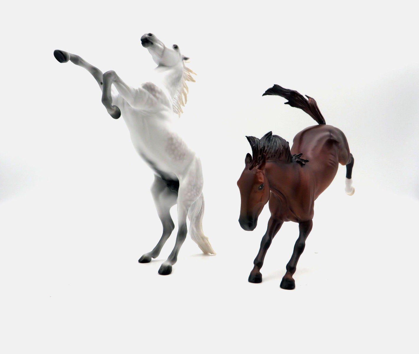 Fire Storm-OOAK Dapple Grey AND Red Bay Pebbles AOTH 22